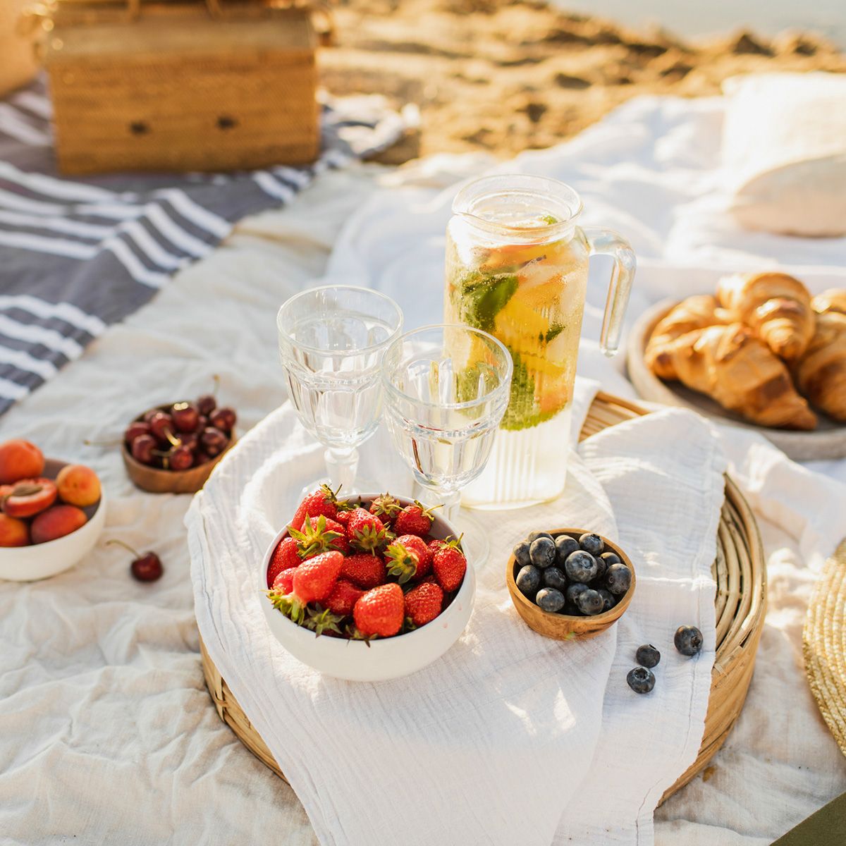 Beach picnic