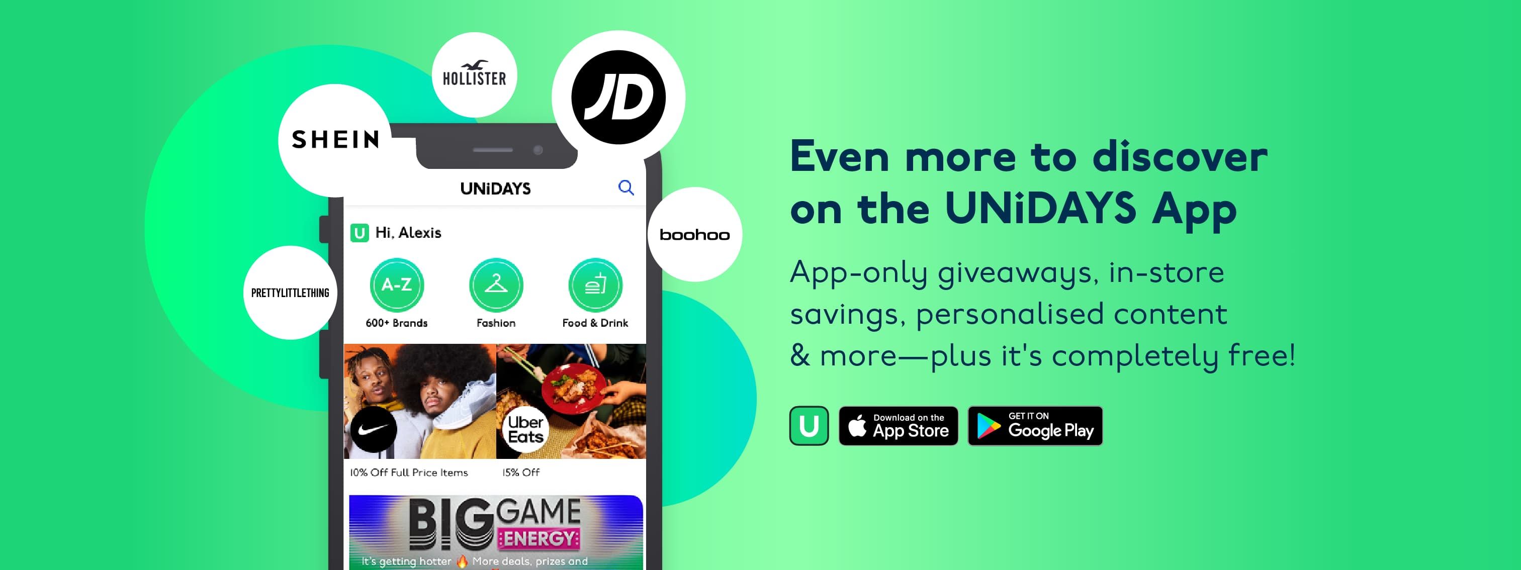UNiDAYS Fast free exclusive discounts for students
