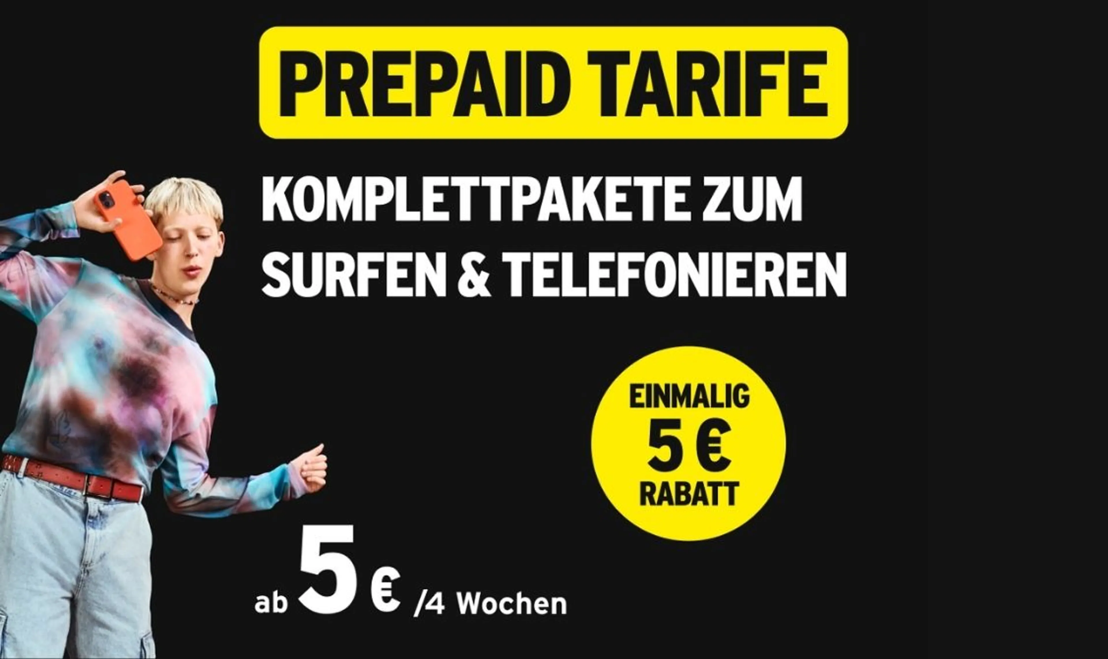 Prepaid, aber bitte mit Rabatt – sichere dir jetzt 5 € bei congstar!