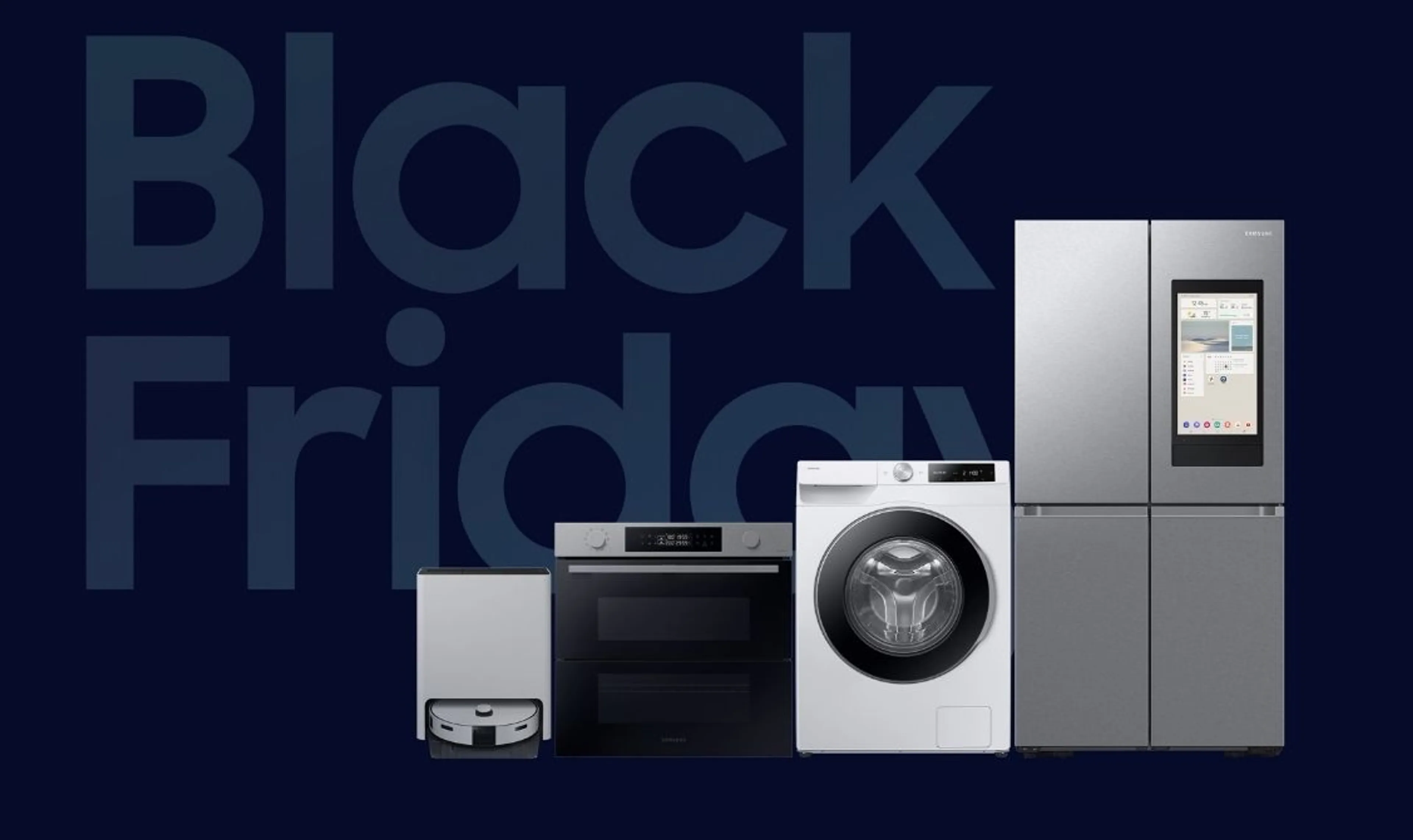 Save up to £600 on Samsung Home Appliance