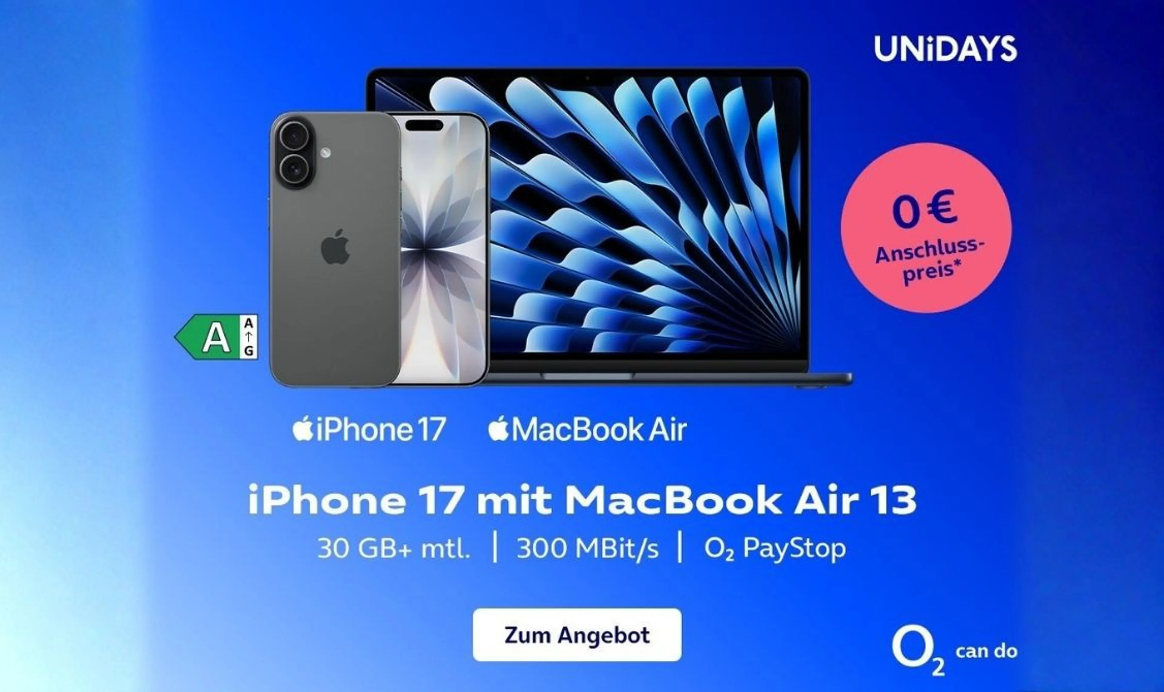 o2 Mobile M + iPhone 17 + MacBook Air