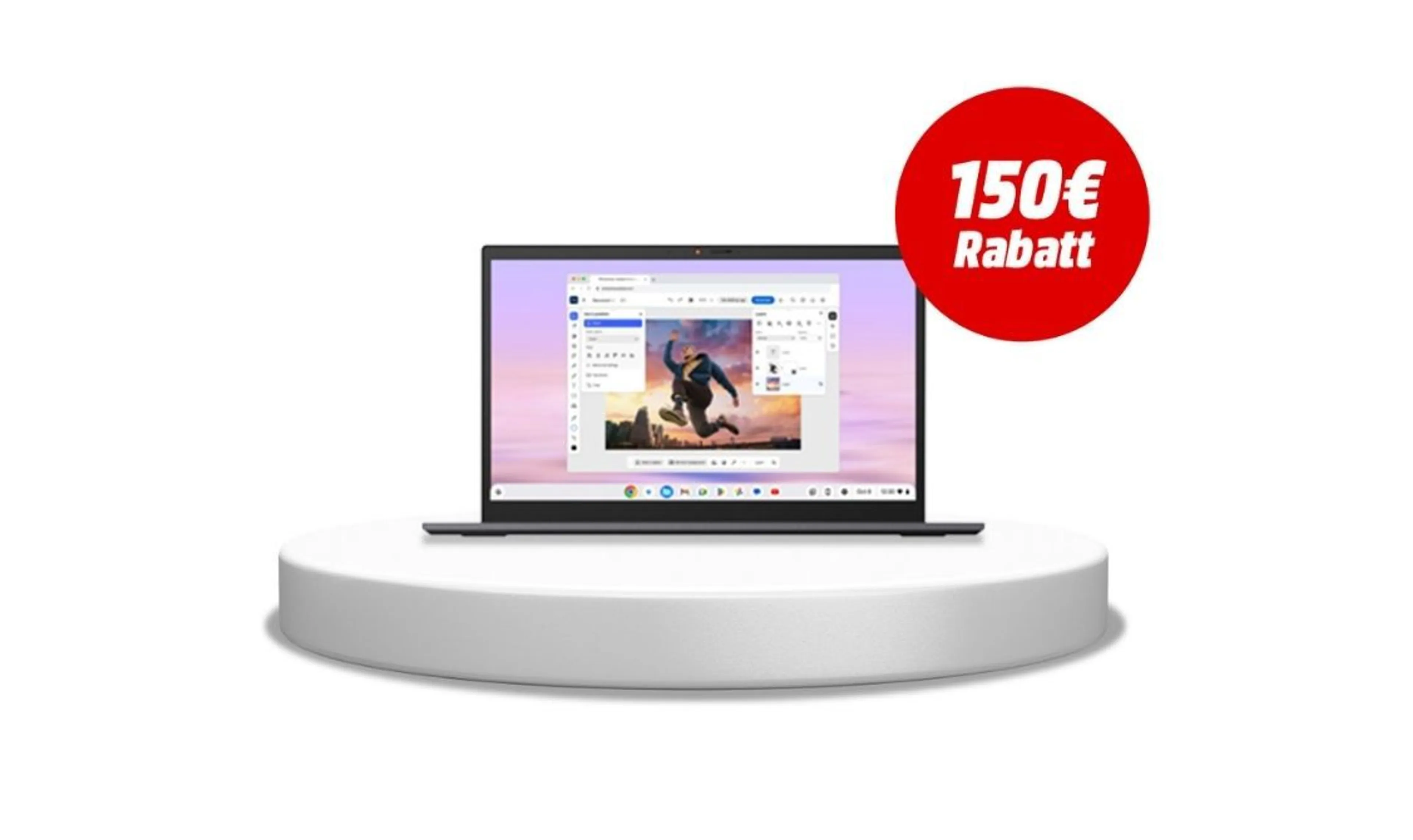 Spare 150€ beim Kauf des Samsung Galaxy Chromebook