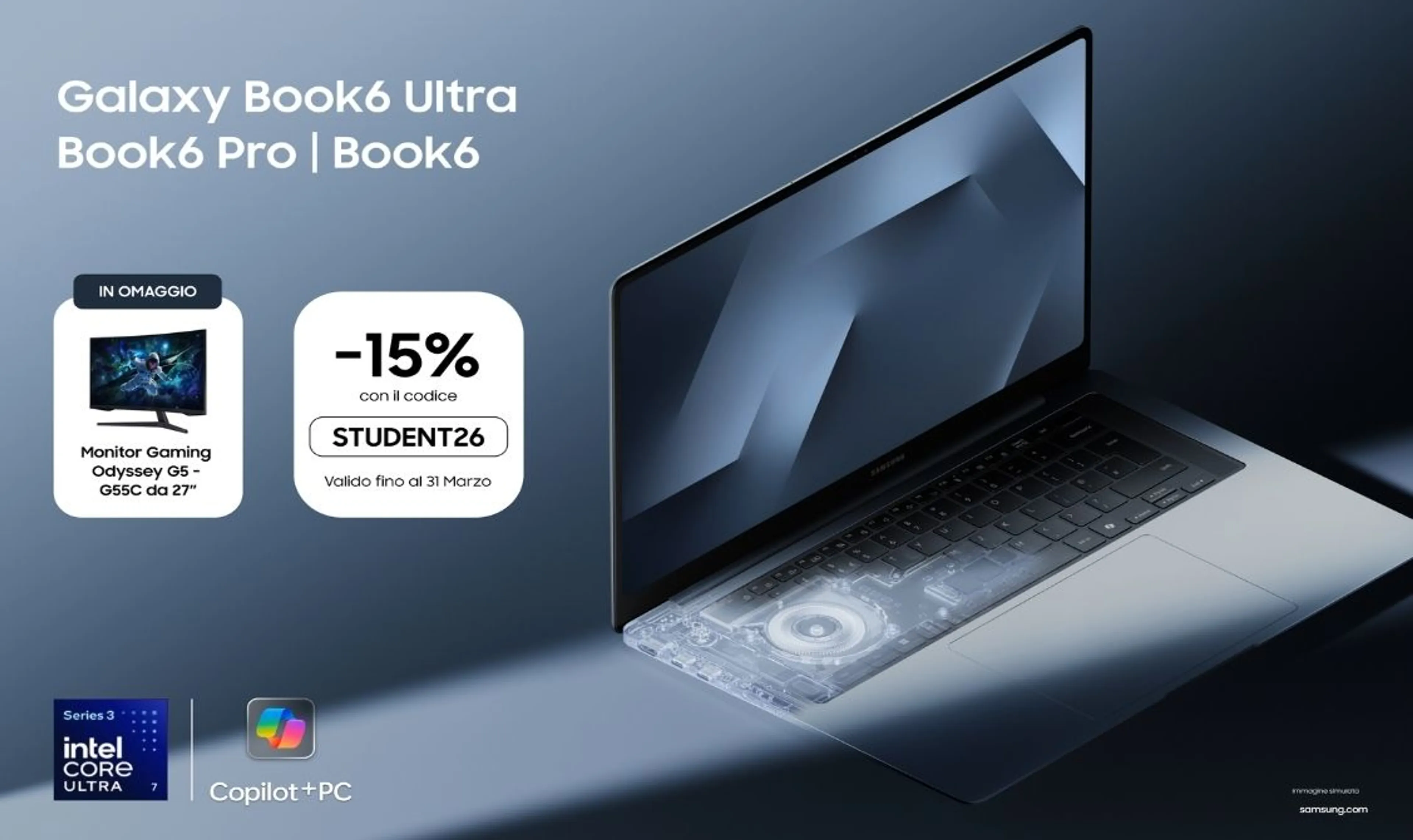 Acquista ora il nuovo Galaxy Book6 Pro
