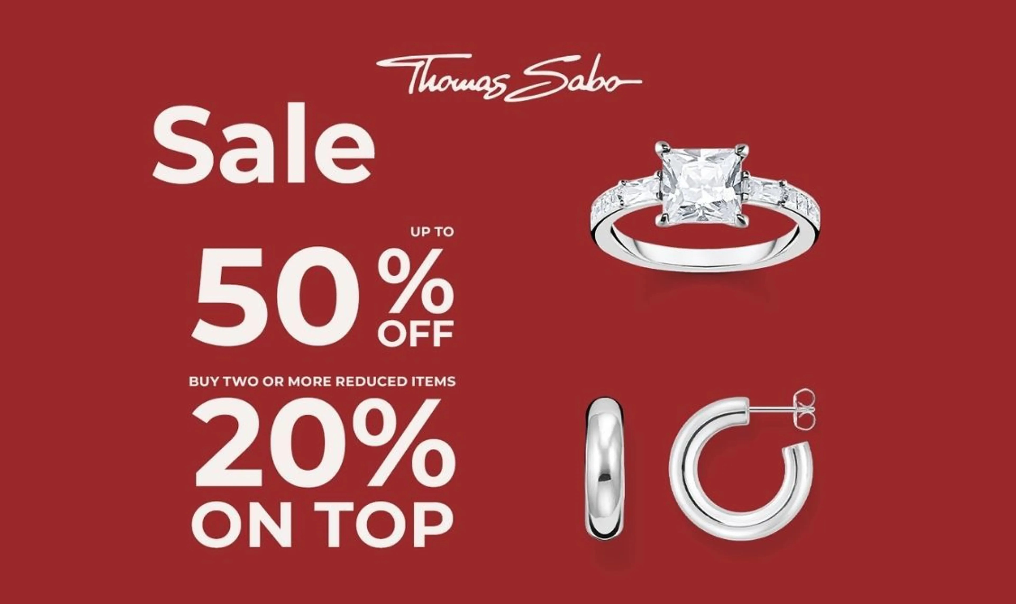 Up to 50% Off + Extra 20% When You But 2+ Sale Items