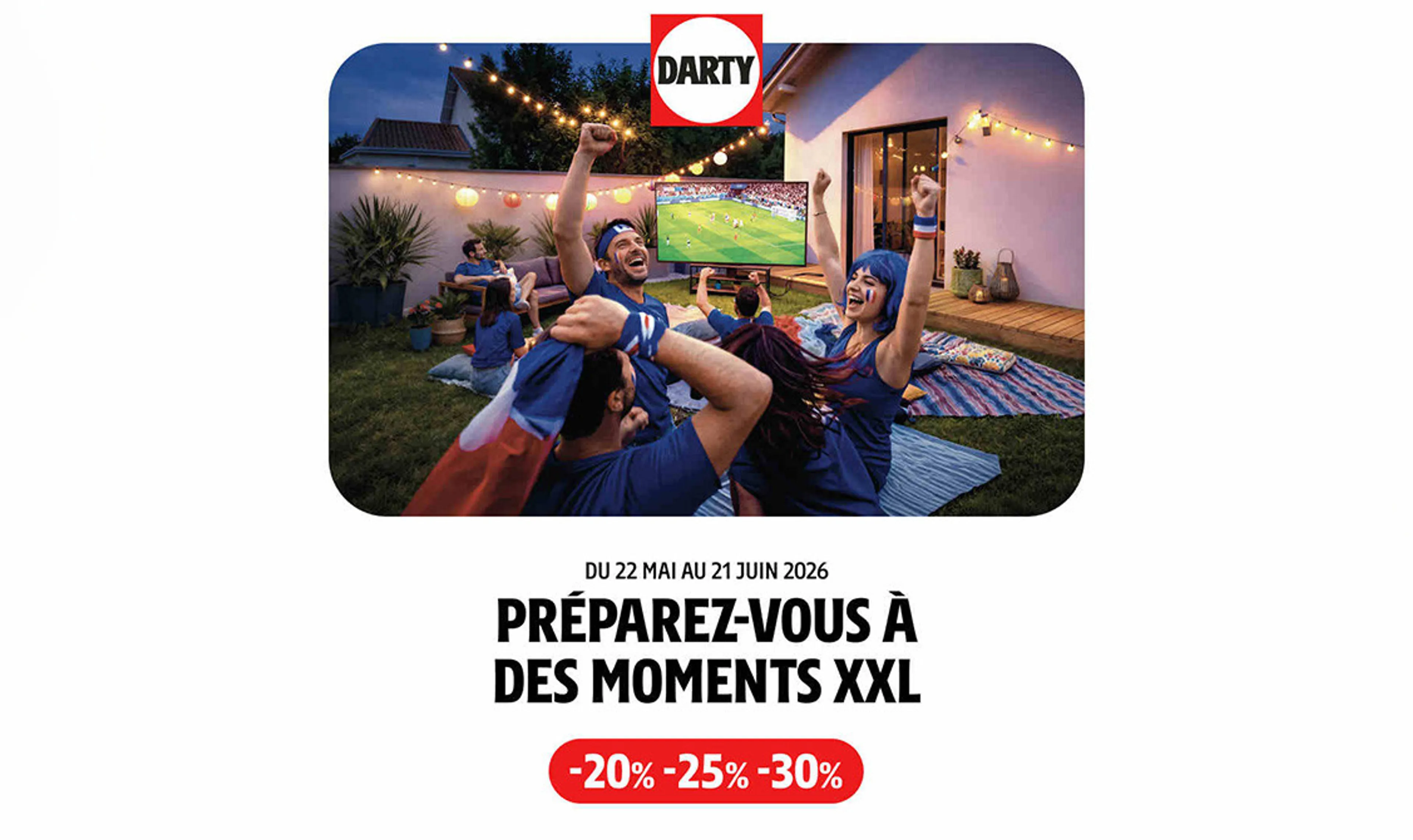 Jusqu’à -30% pour la coupe du monde !