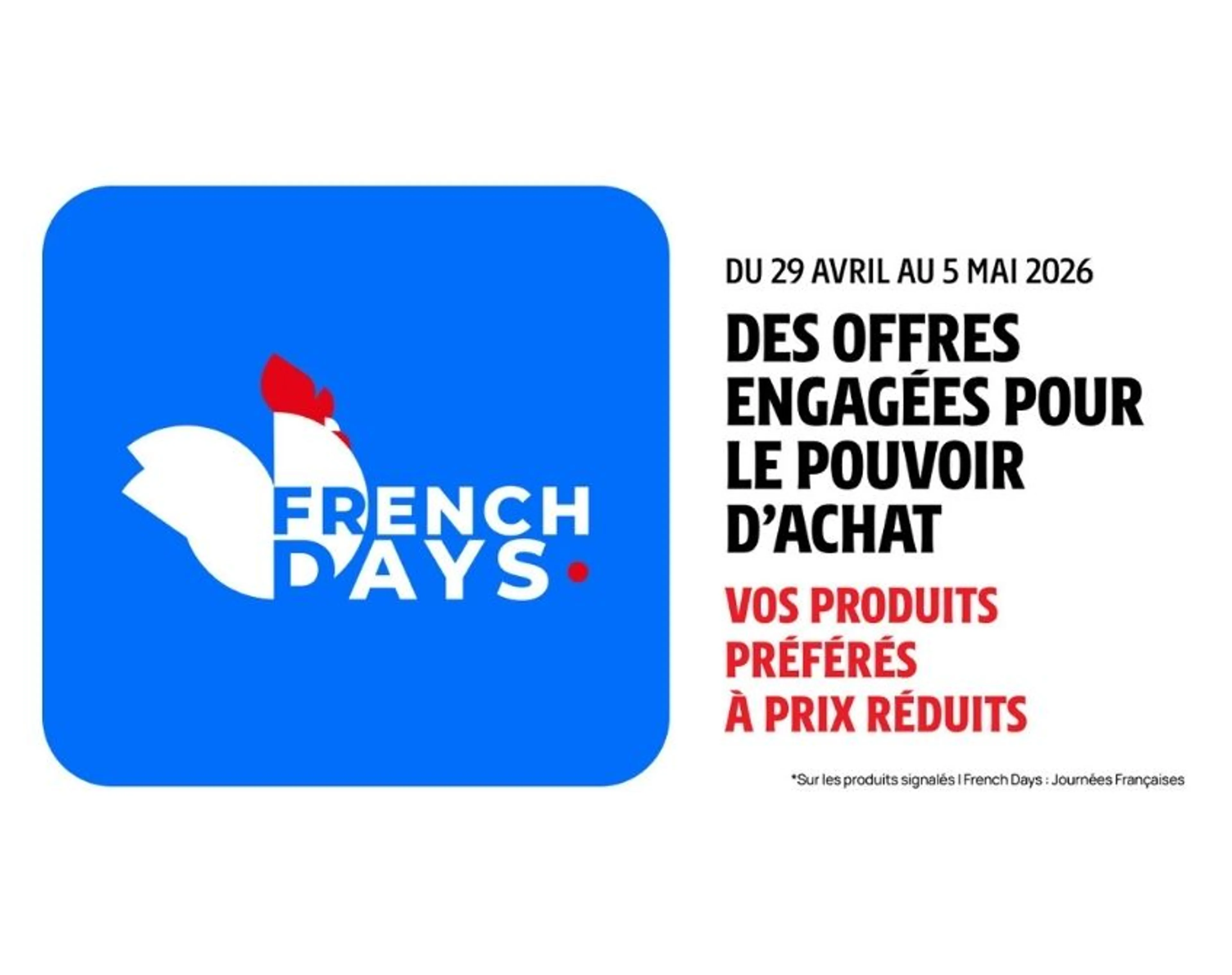 -30% de réduction pendant les French Days