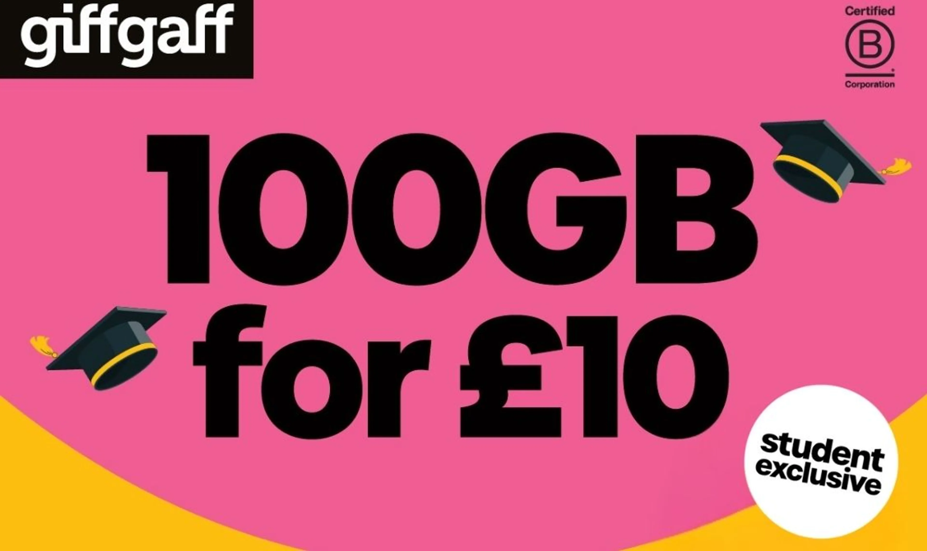 Get 100GB for £10, plus win up to £500 