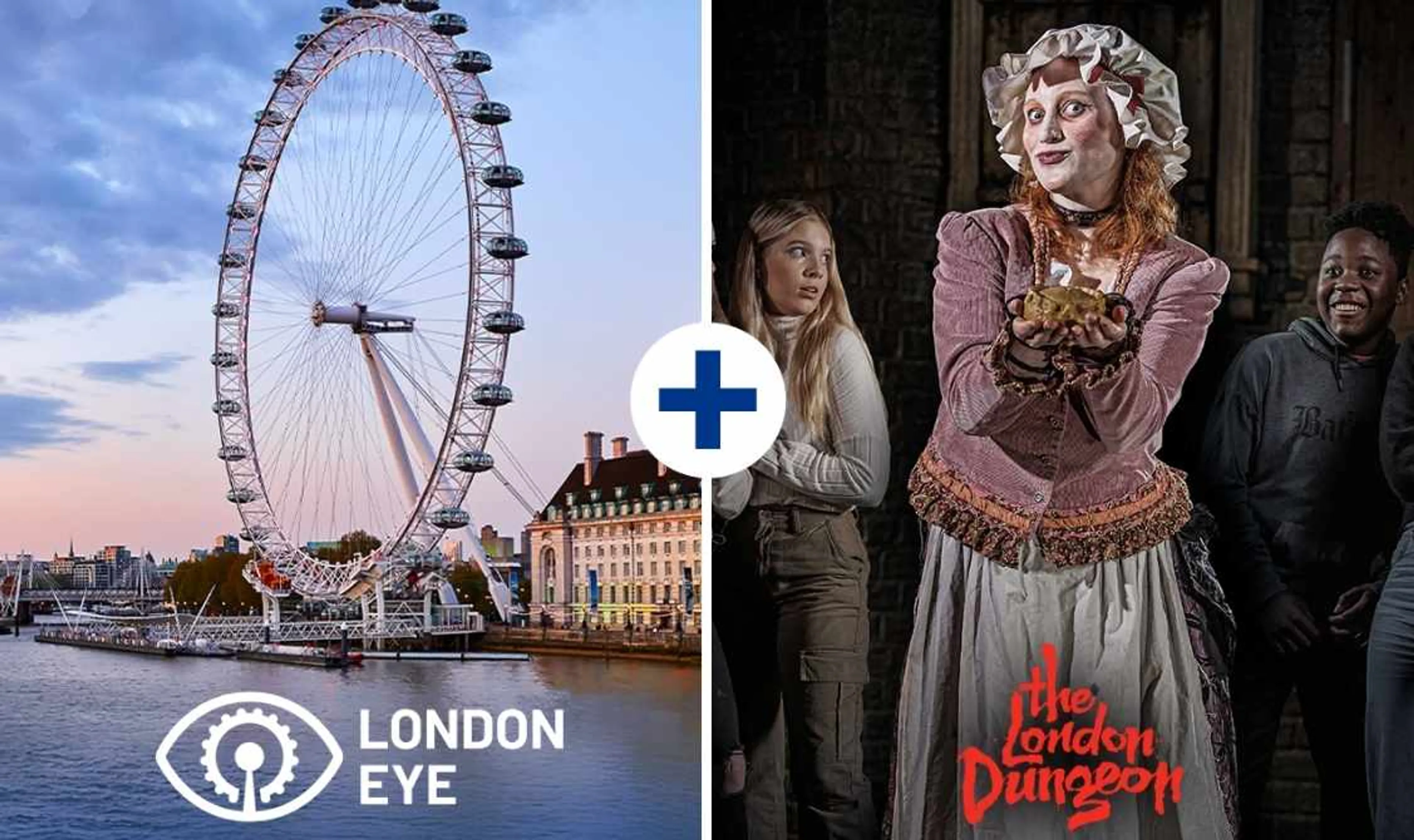 London Eye + The Dungeons £35 Ticket Bundle