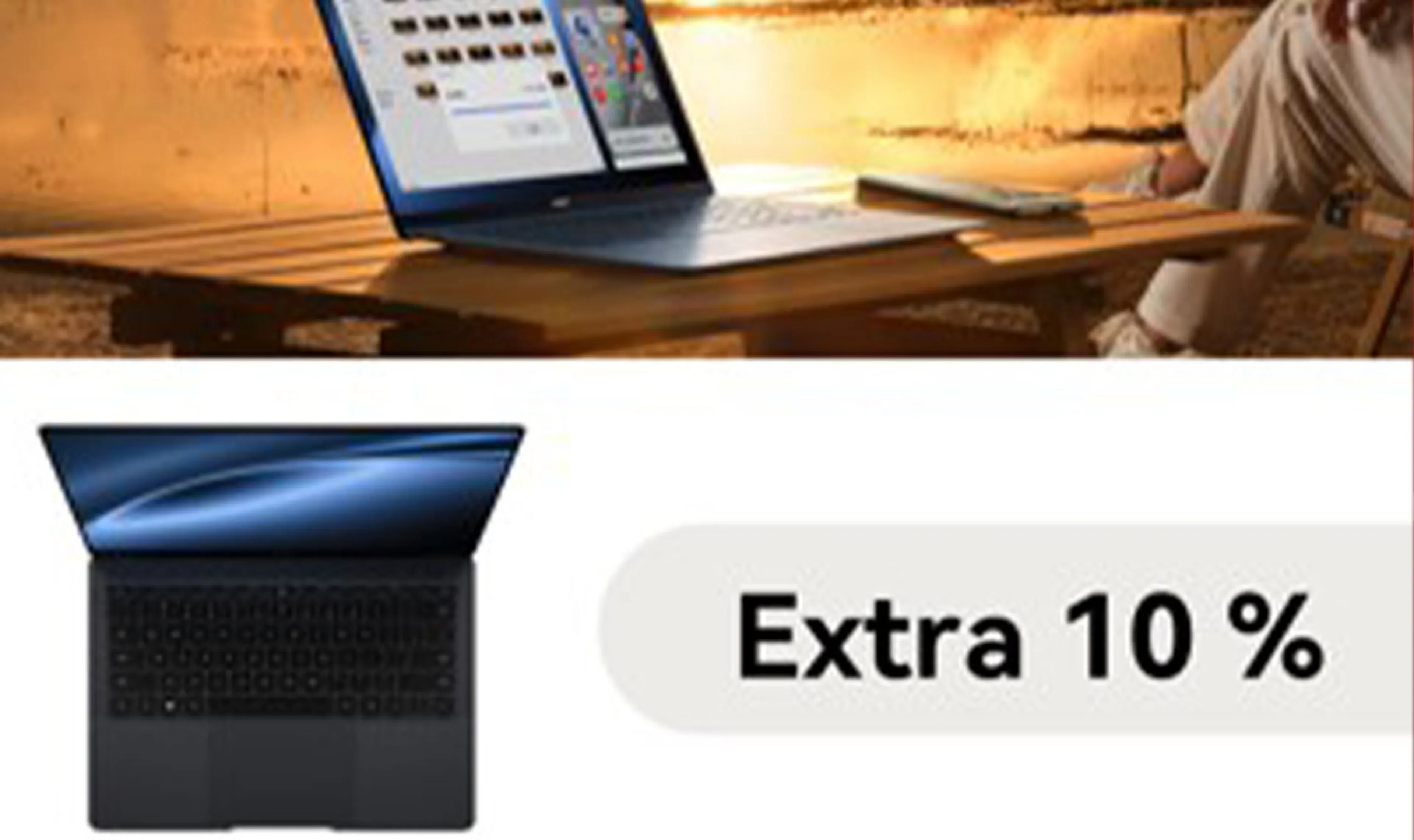 10 % Rabatt auf Laptops