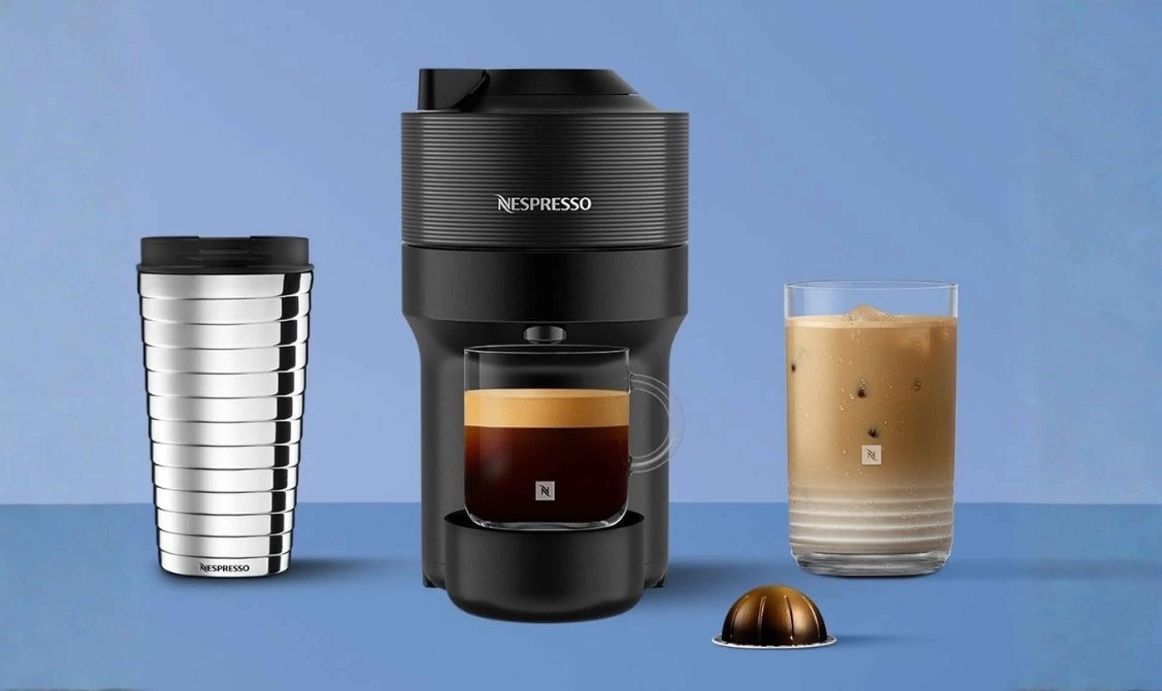Vertuo Pop For £54 With 50 Pods & Free Travel Mug