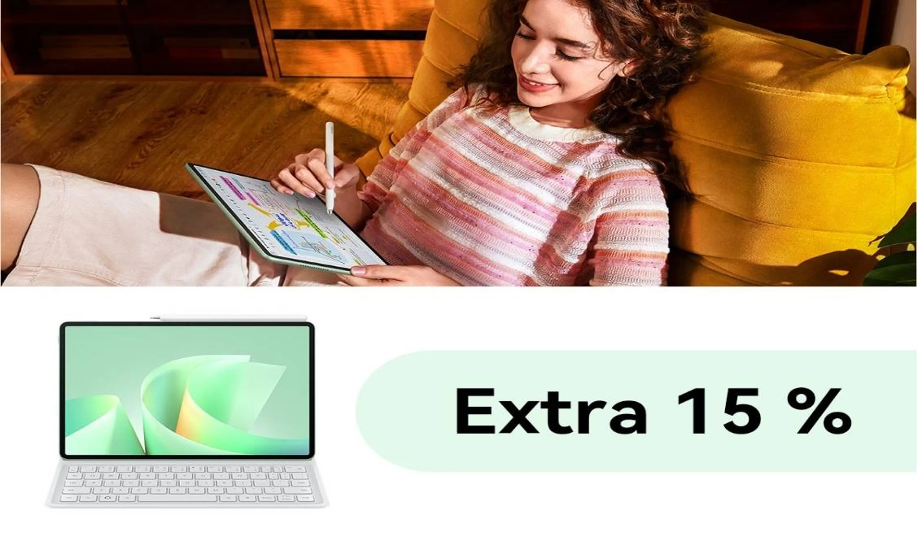 15% Rabatt auf das MatePad