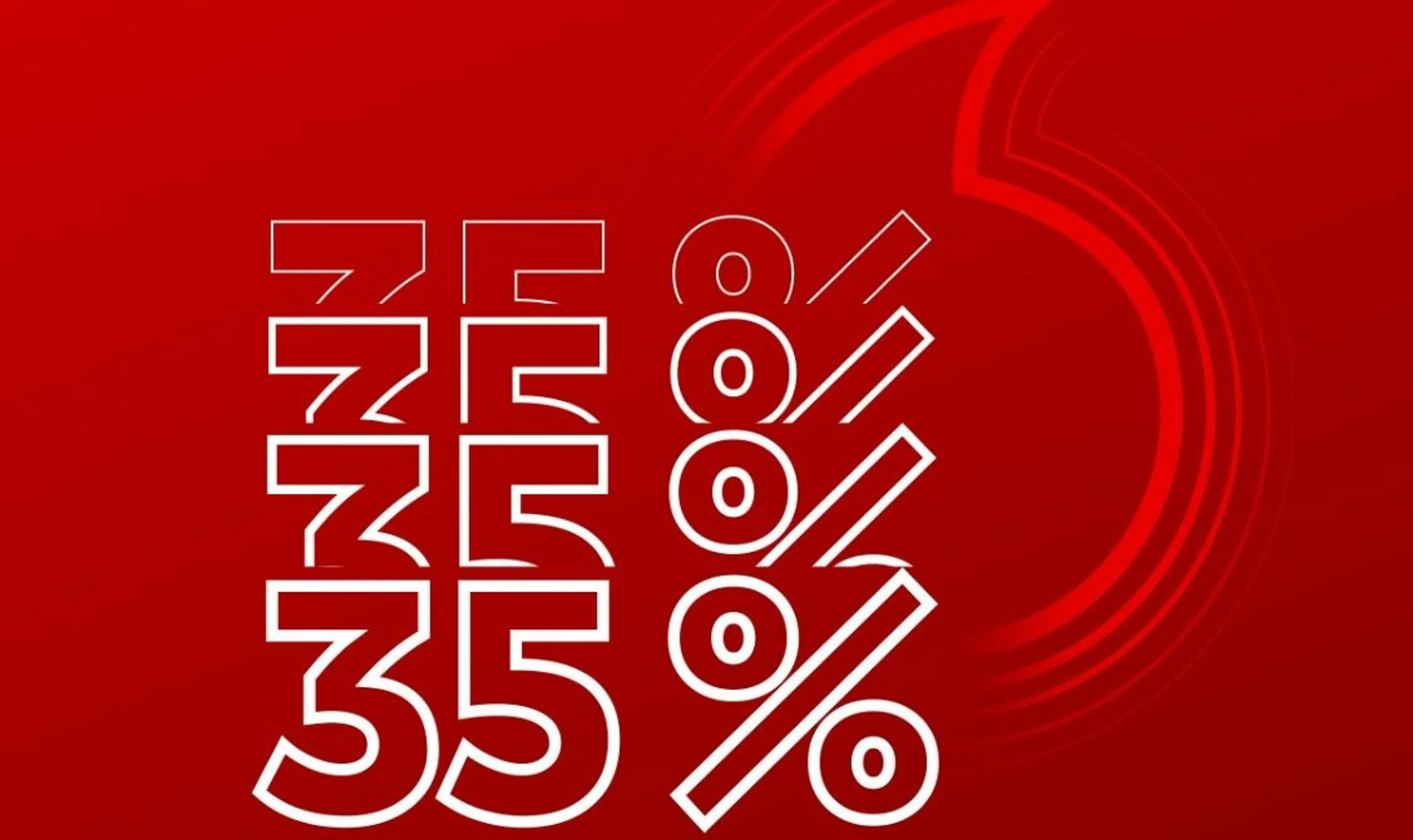 Sicher Dir 35% Rabatt auf Deinen Vodafone Tarif!