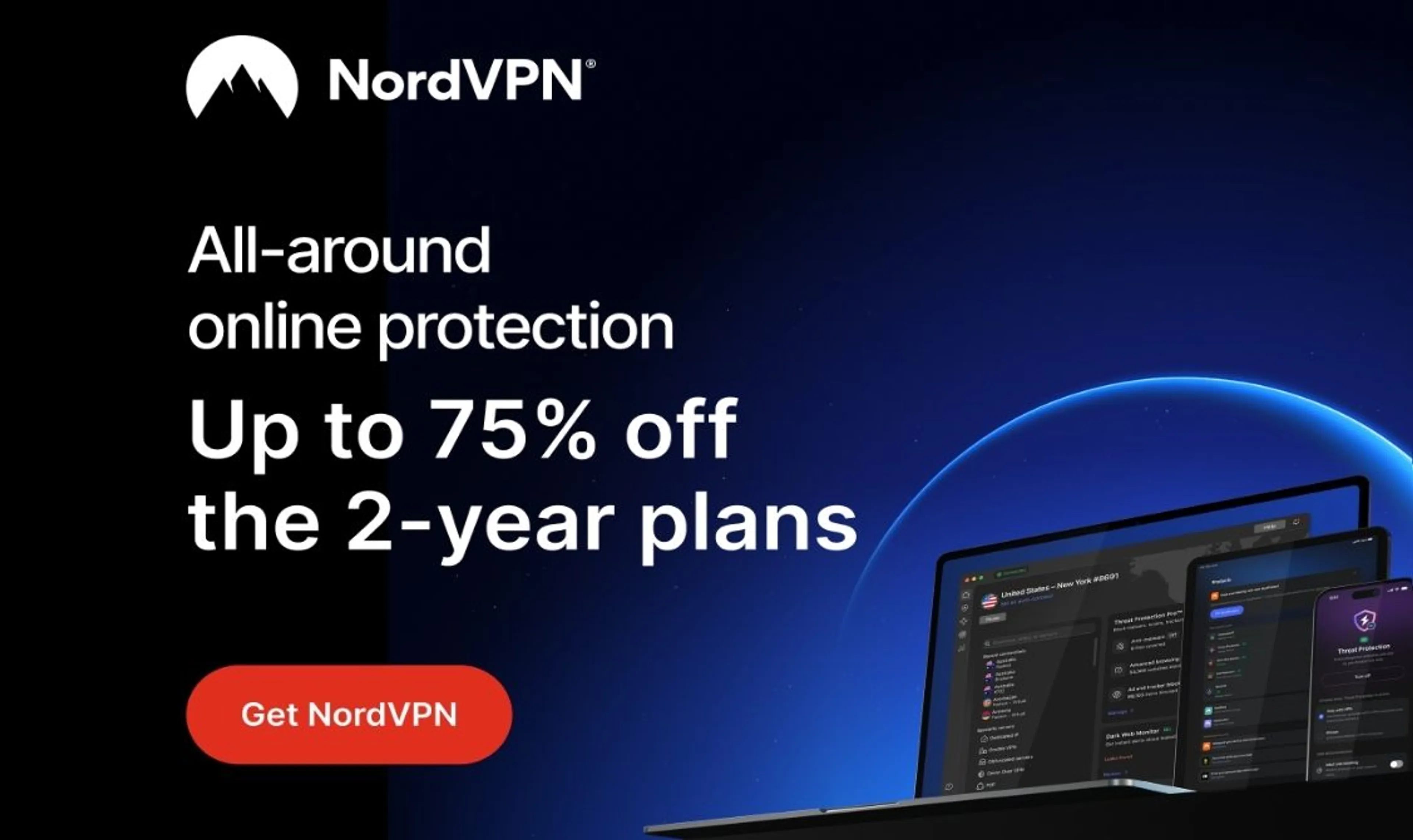 Up to 75% Off NordVPN 2-year plans + 3 Months Extra