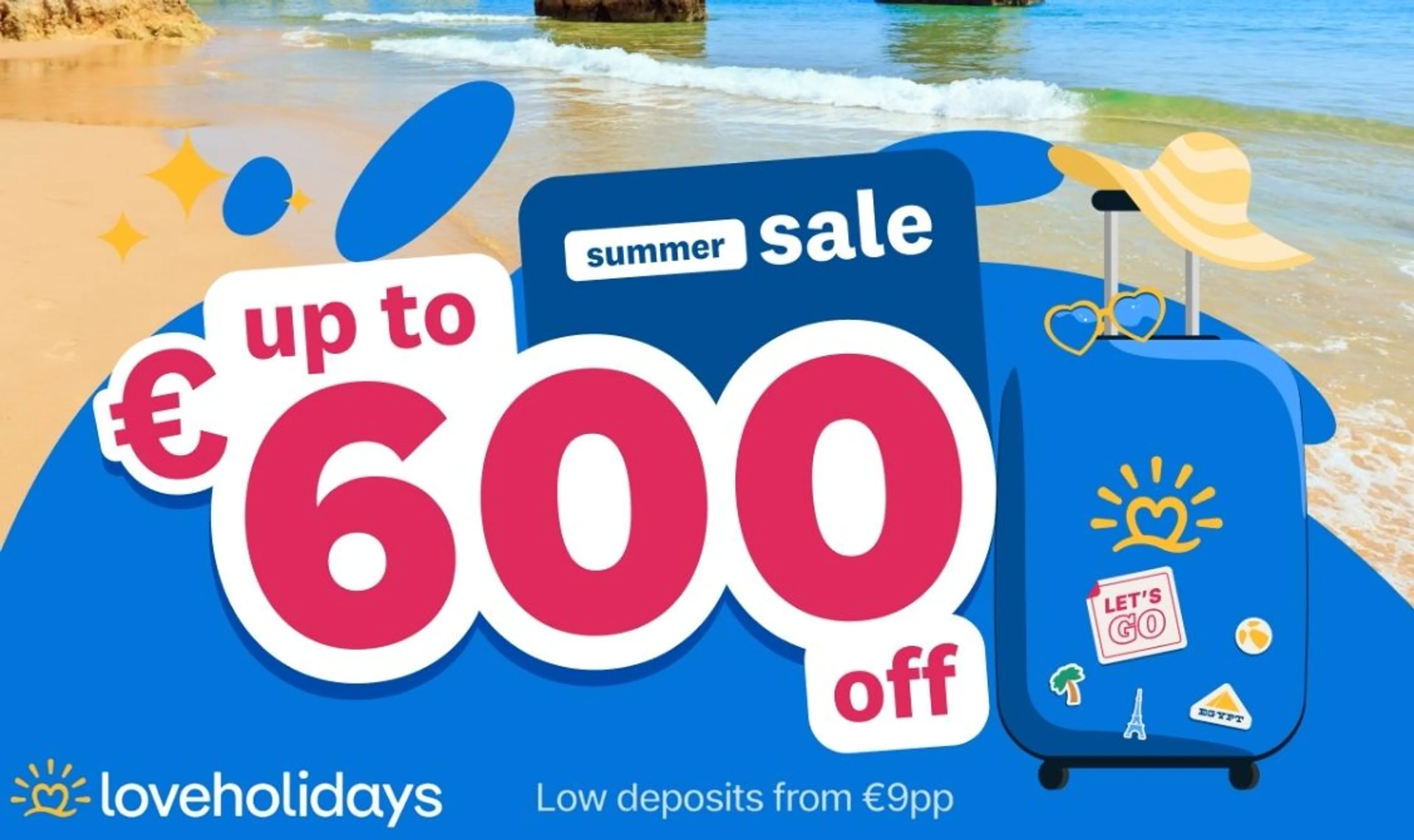 Up to €600 off selected holidays + €30 off