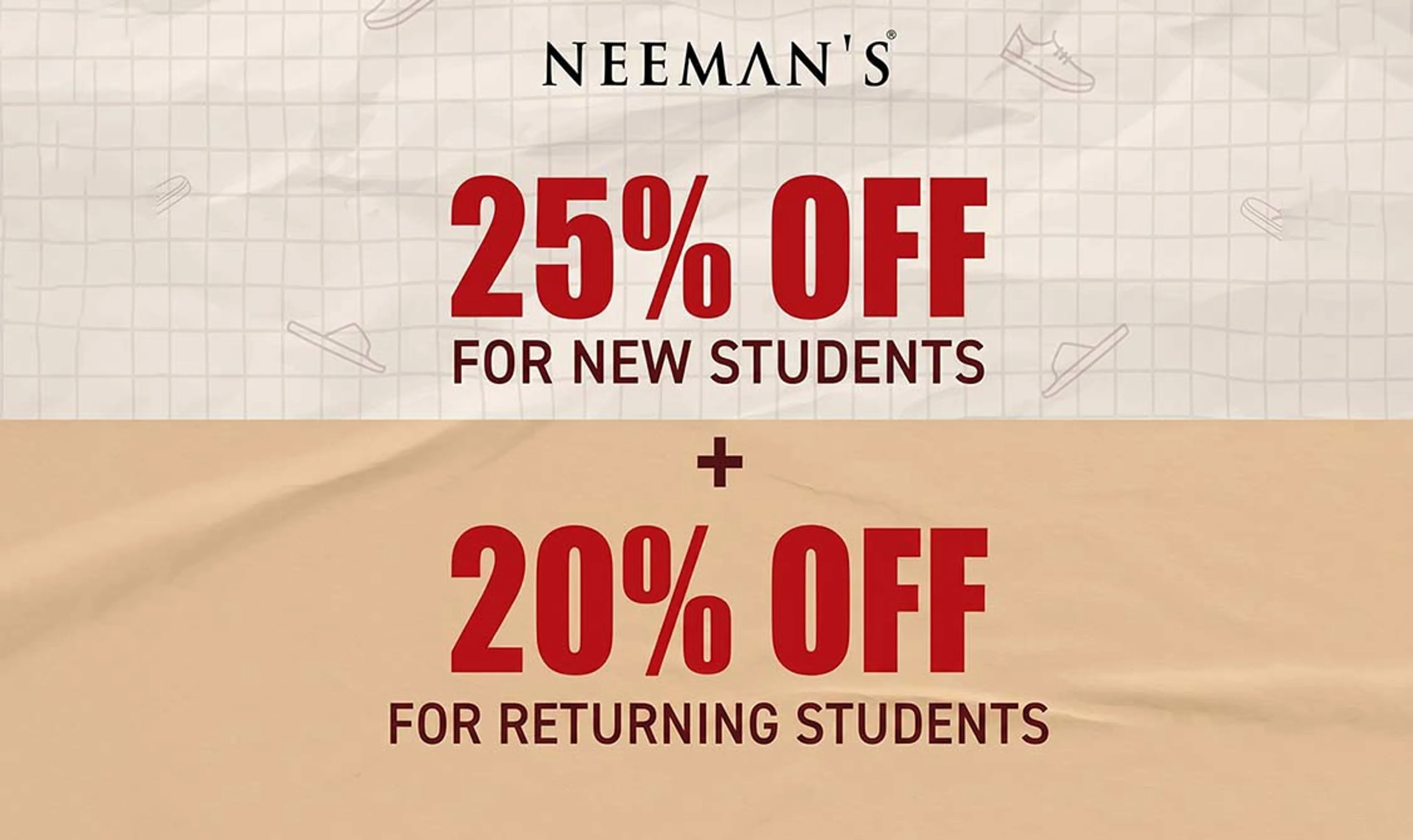 Extra 20% Off
