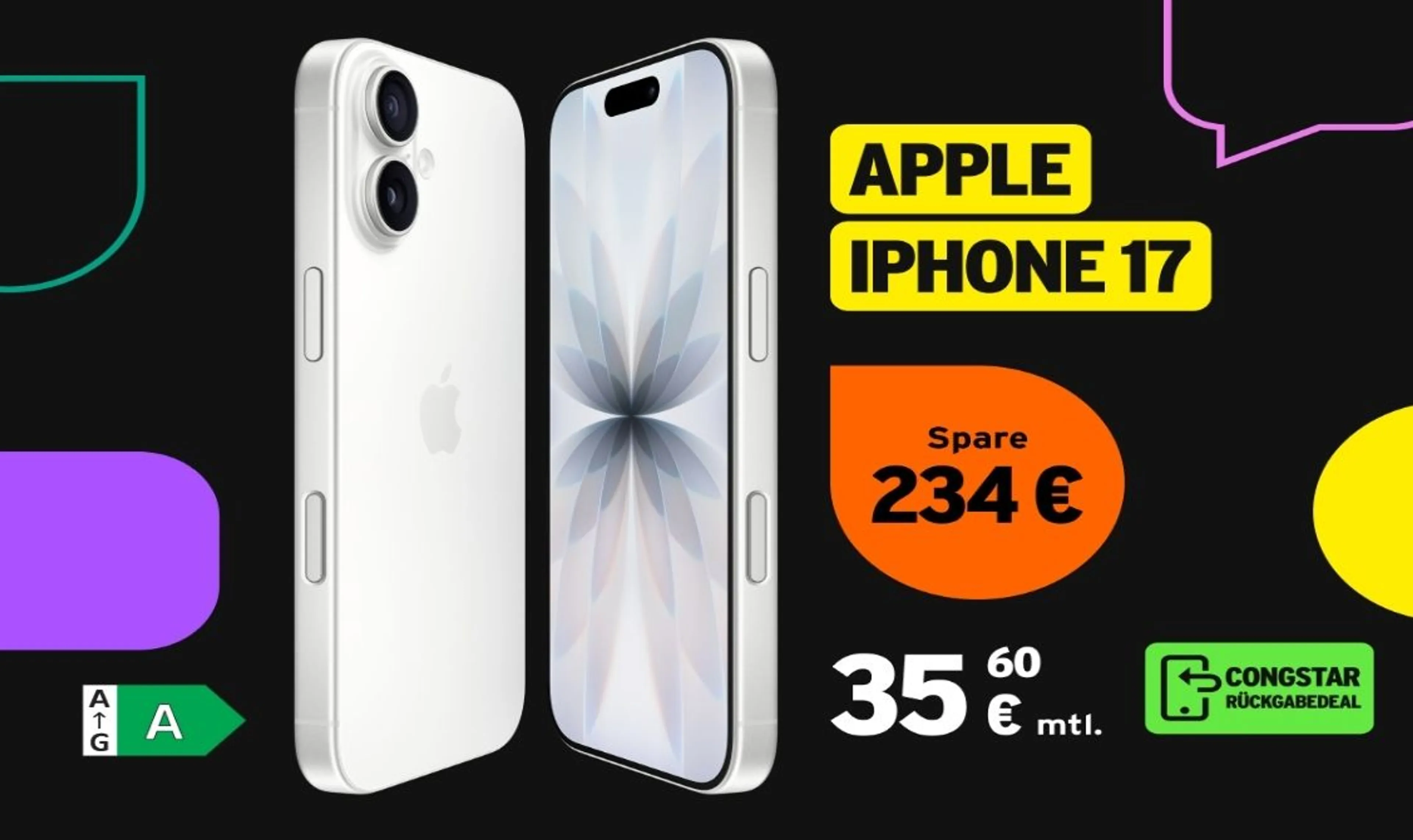 iPhone + Allnet Flat M für 35,60 EUR