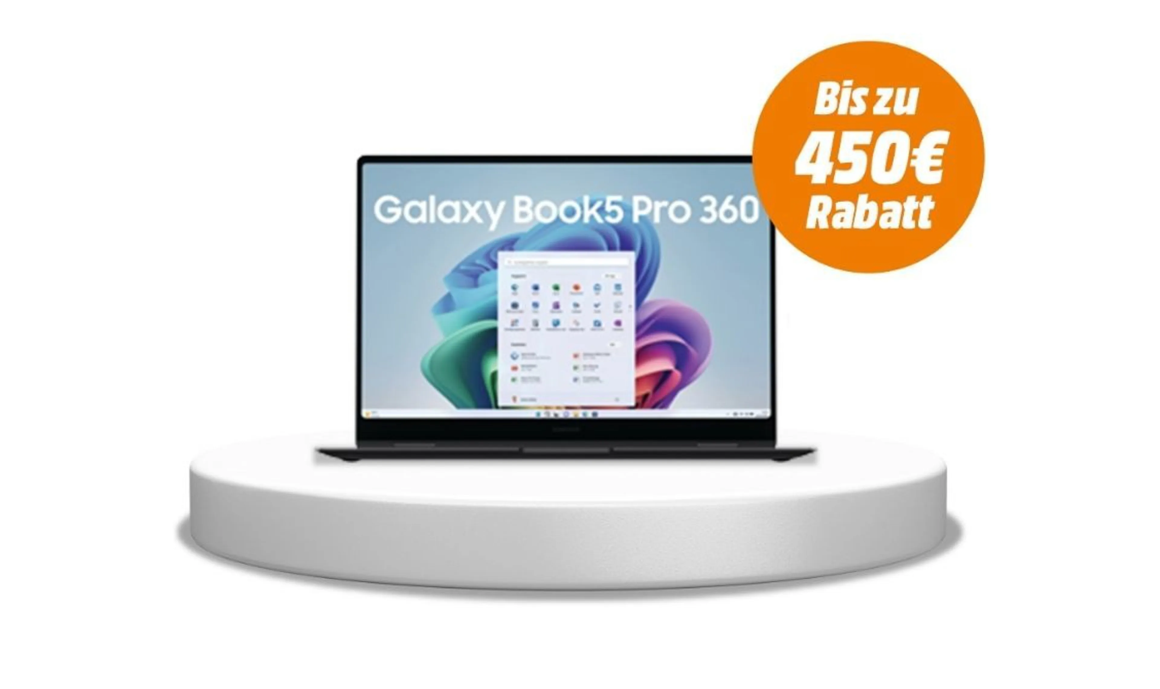 Spare 450€ beim Kauf des Samsung Galaxy Book5 Pro 360