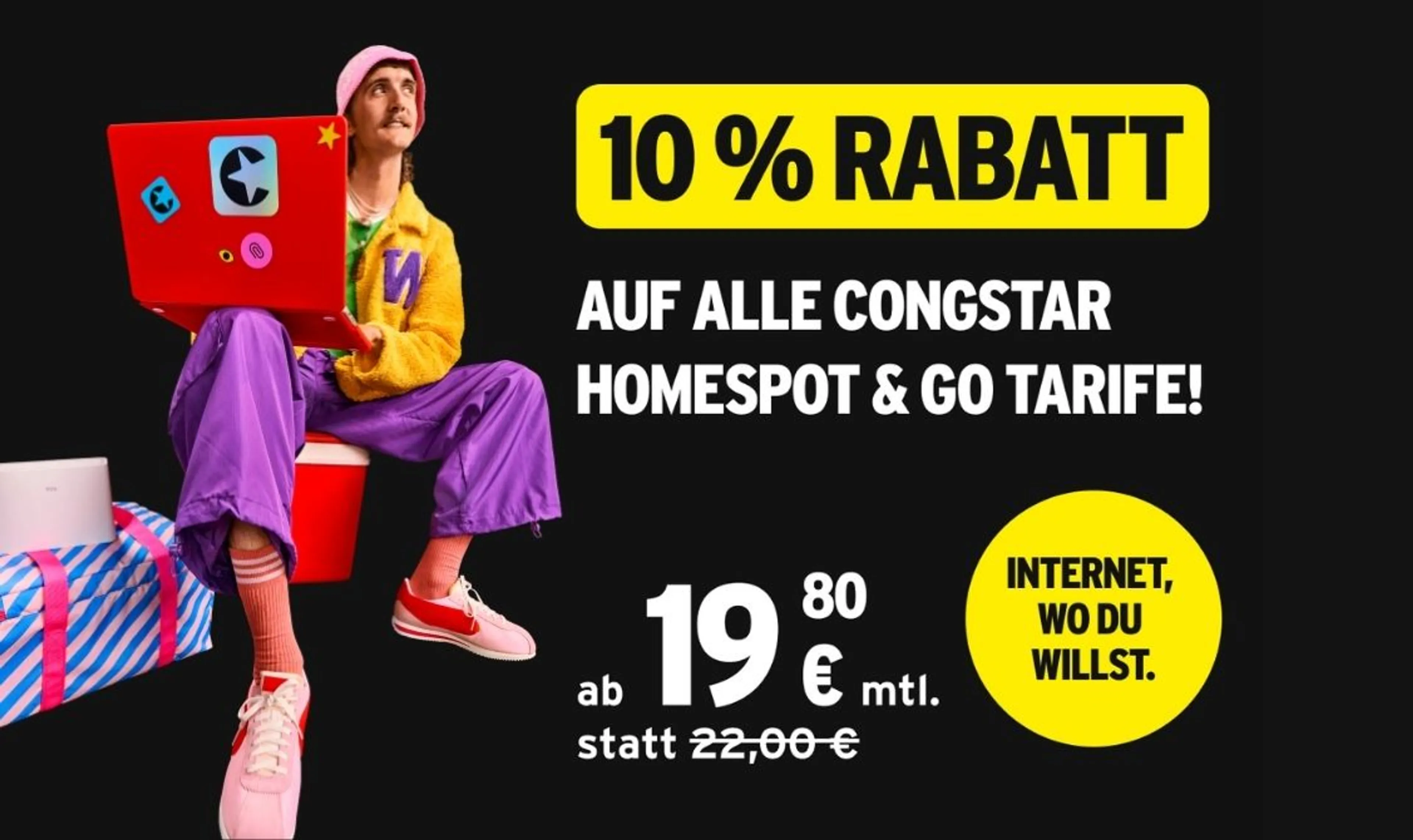 10 % Rabatt auf Homespot & Go
