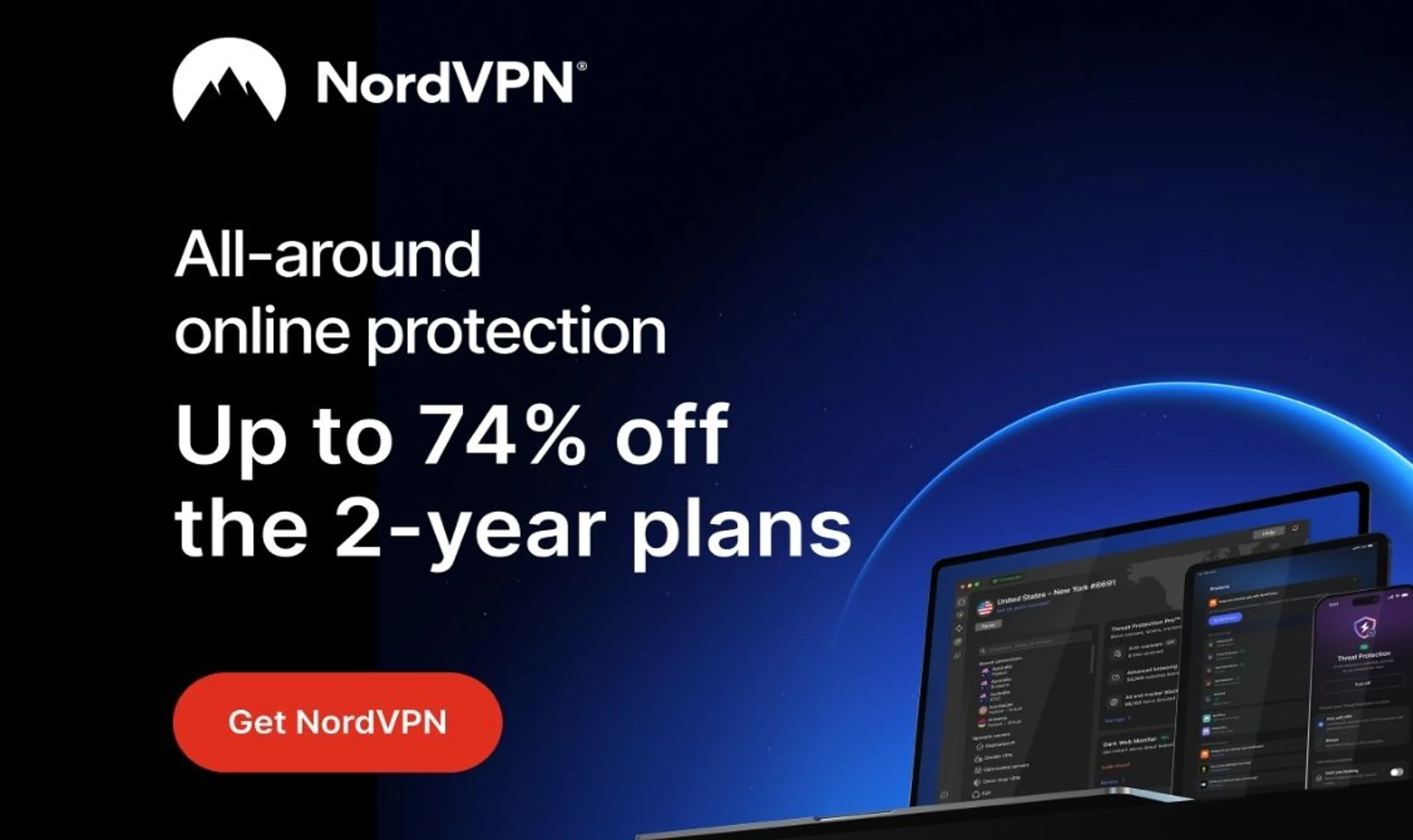Get up to 74% off + 3 extra months with a 2-year plan.