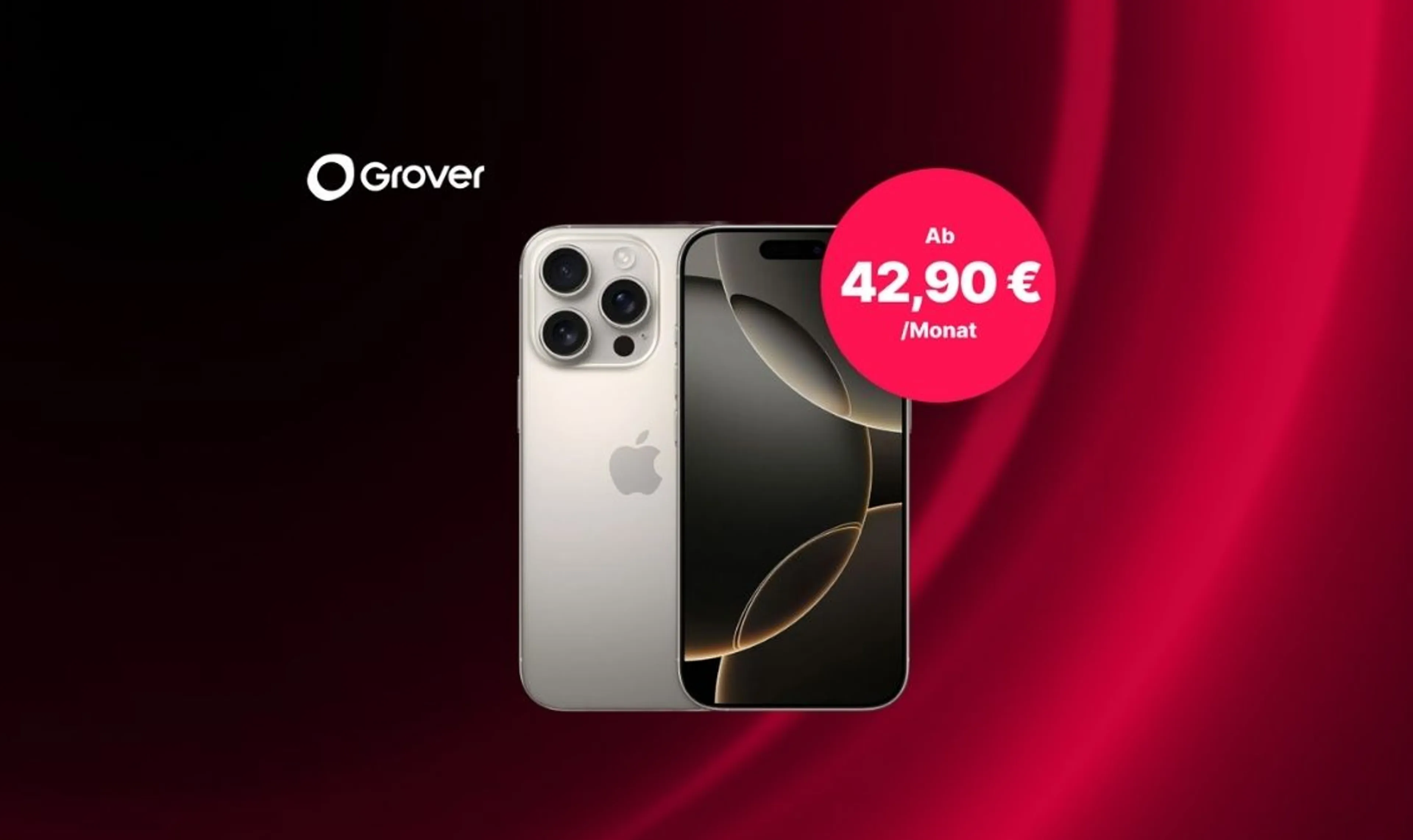 iPhone 16 Pro Max ab 42,90 € /Monat