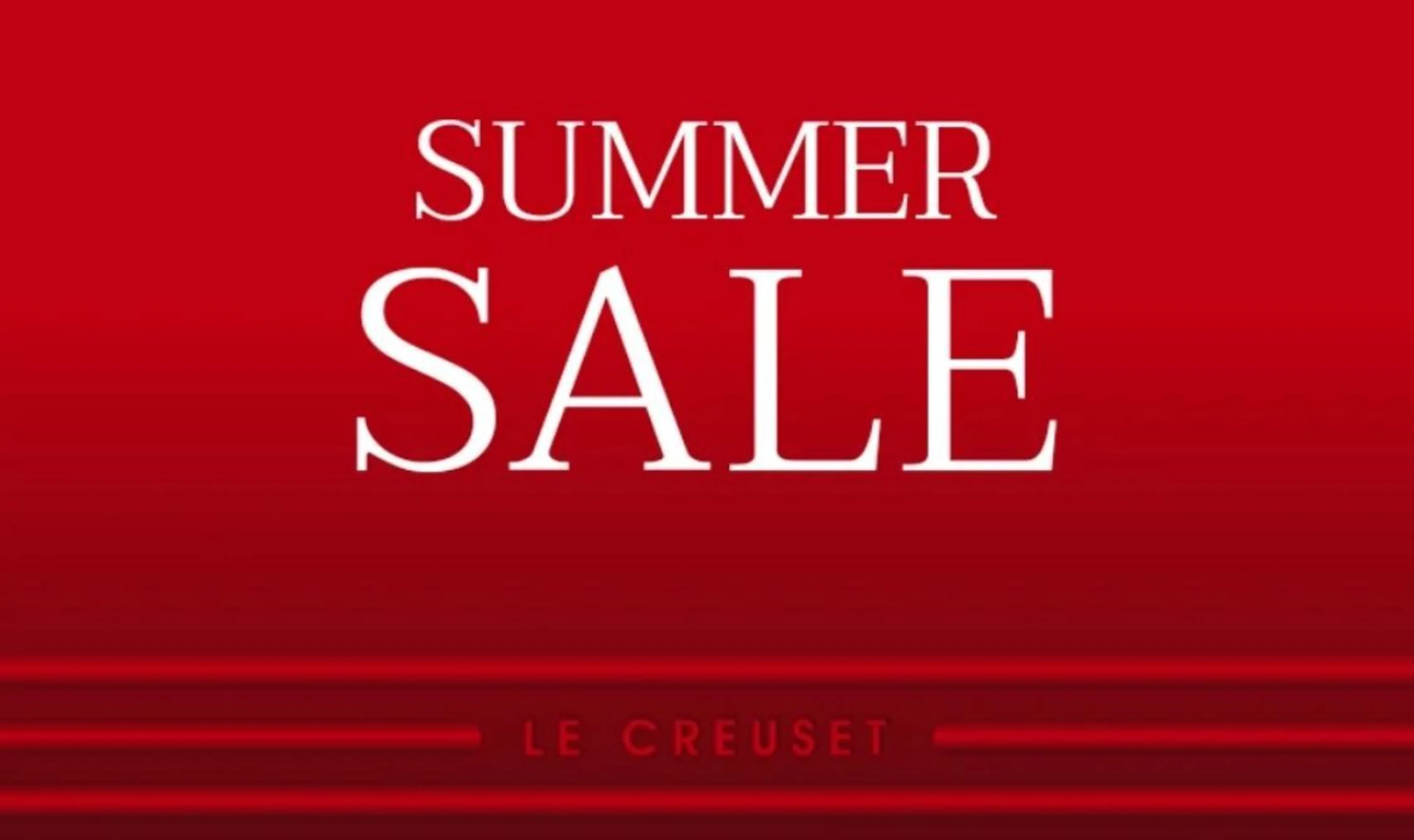 Summer Sale! Up to 40% Off
