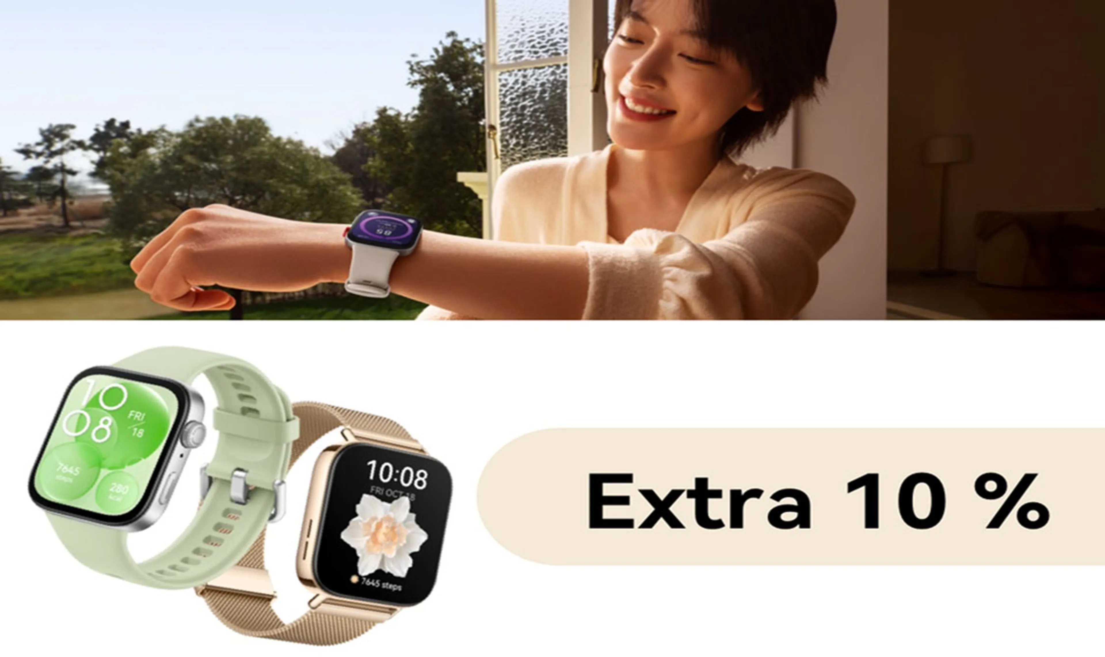 Extra 10% Rabatt auf Wearables