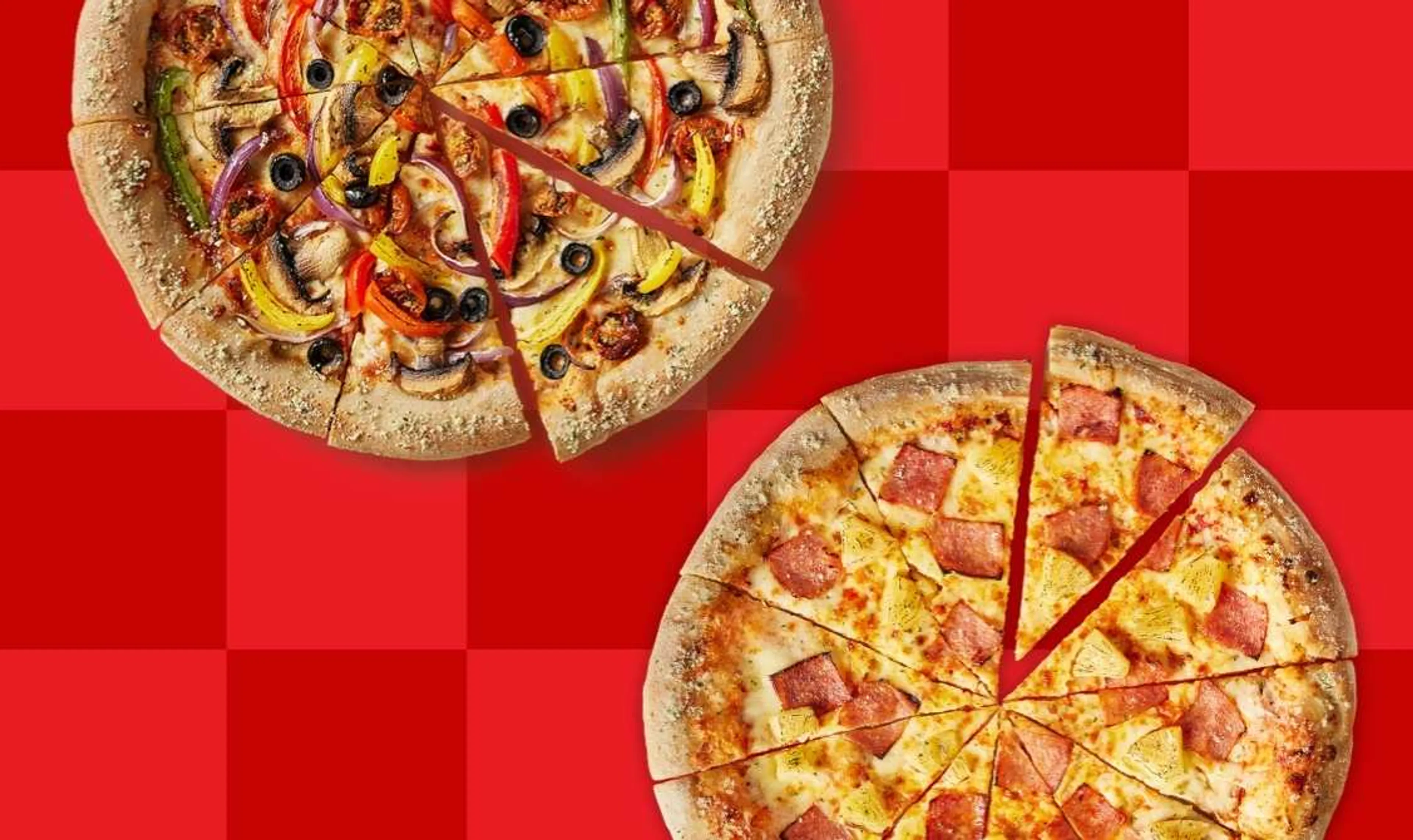 50% off Pizzas when you spend £15