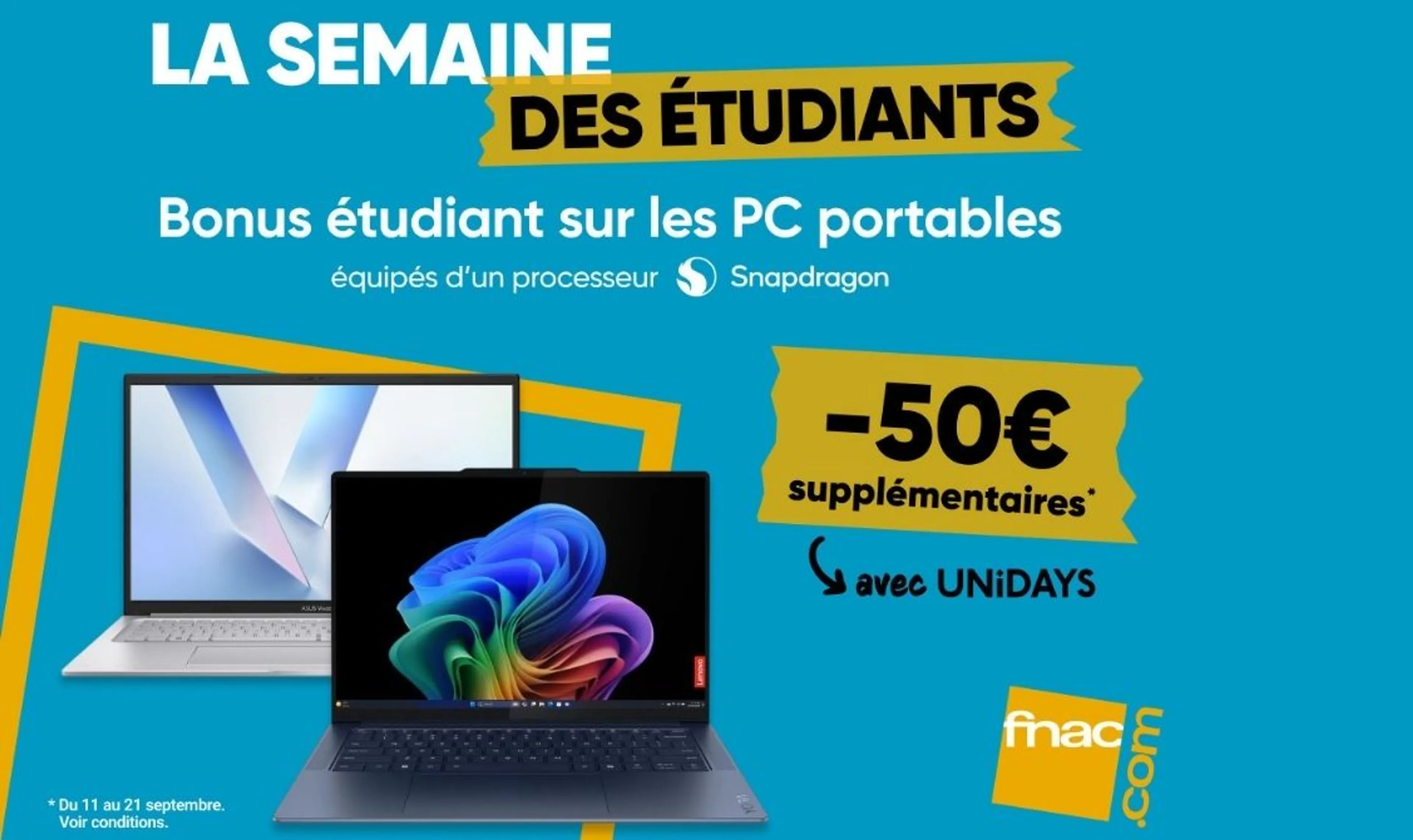 -50€ sur les PC Snapdragon