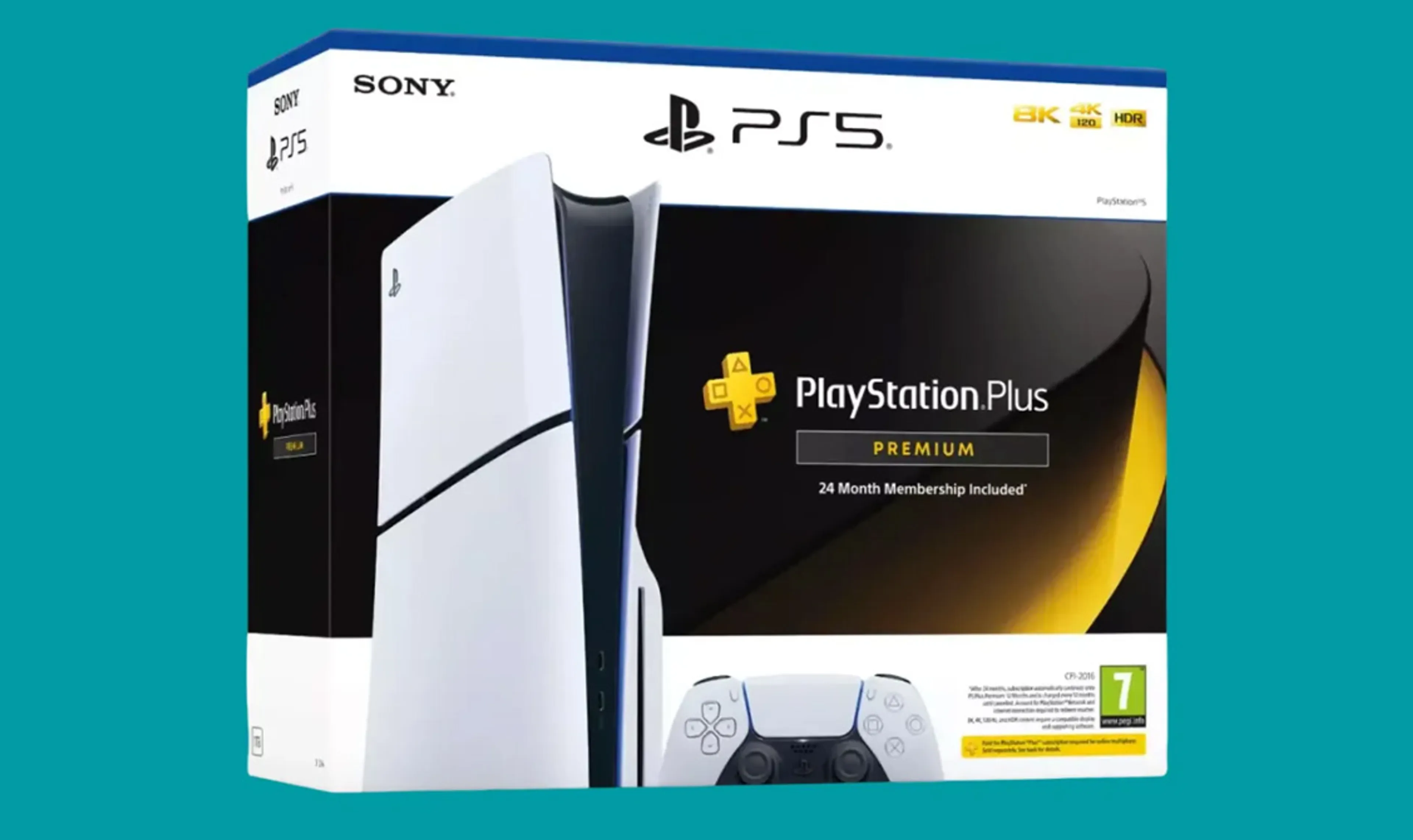 Save £140 on PlayStation®5 Slim Disc Console with 24 months PS Plus Premium