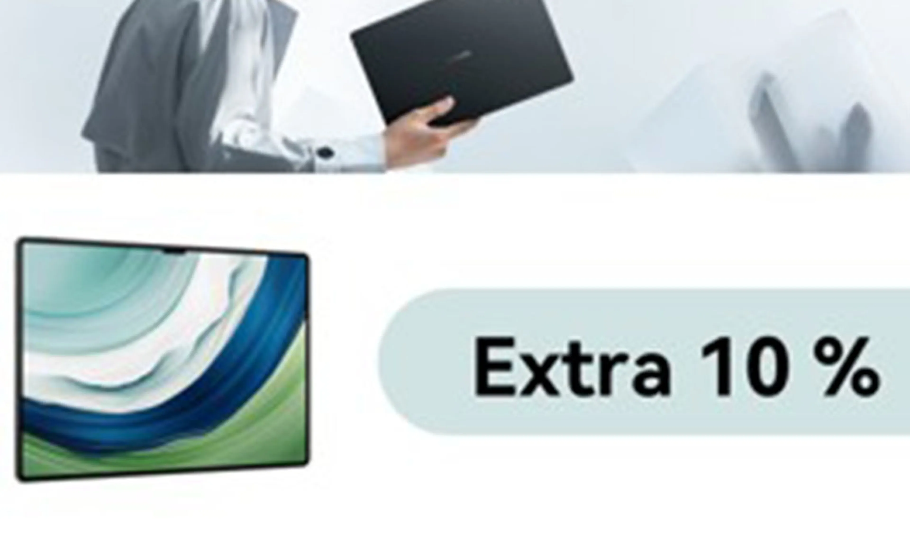 10 % Rabatt auf Tablets