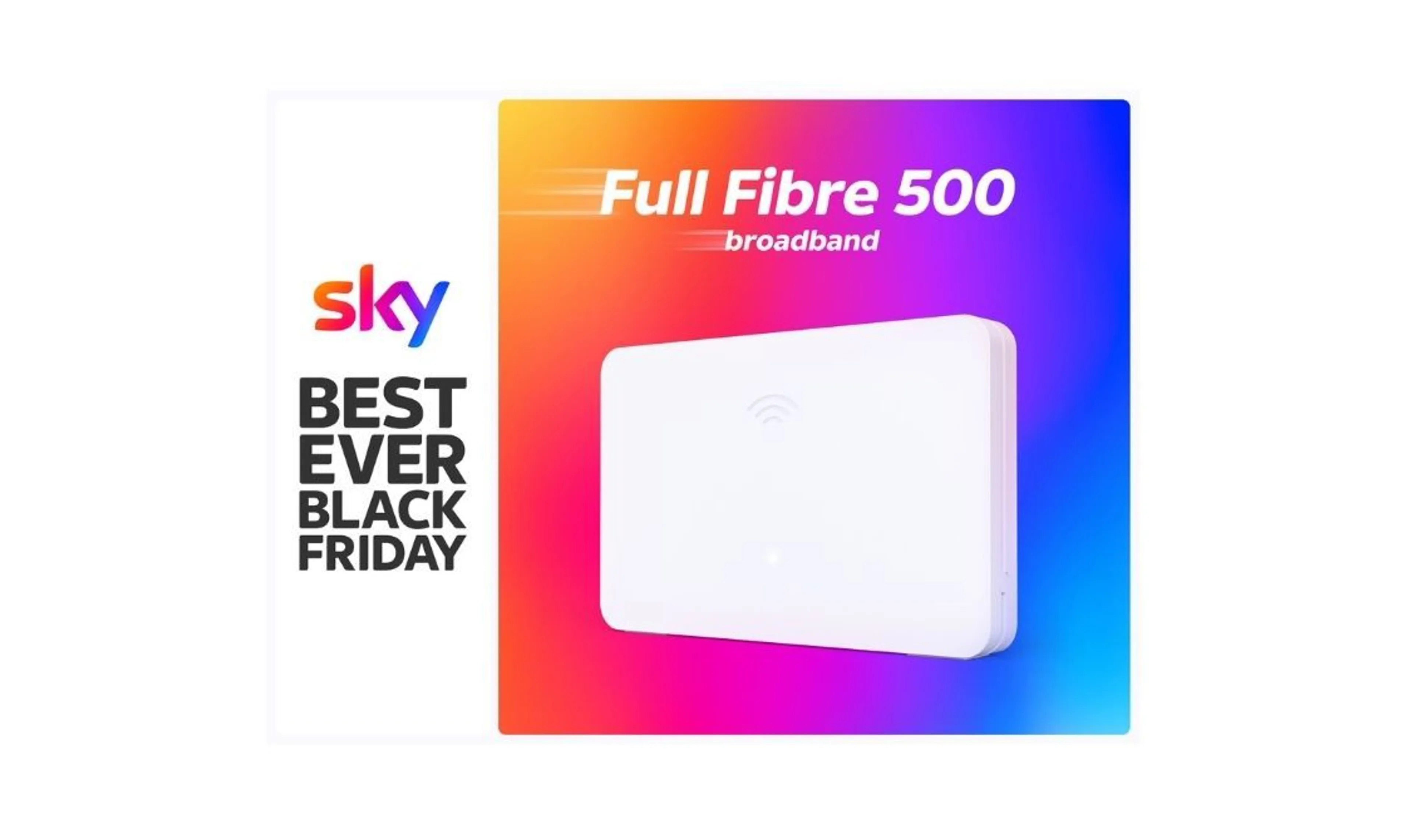 Full Fibre 500 with FREE setup just £29pm
