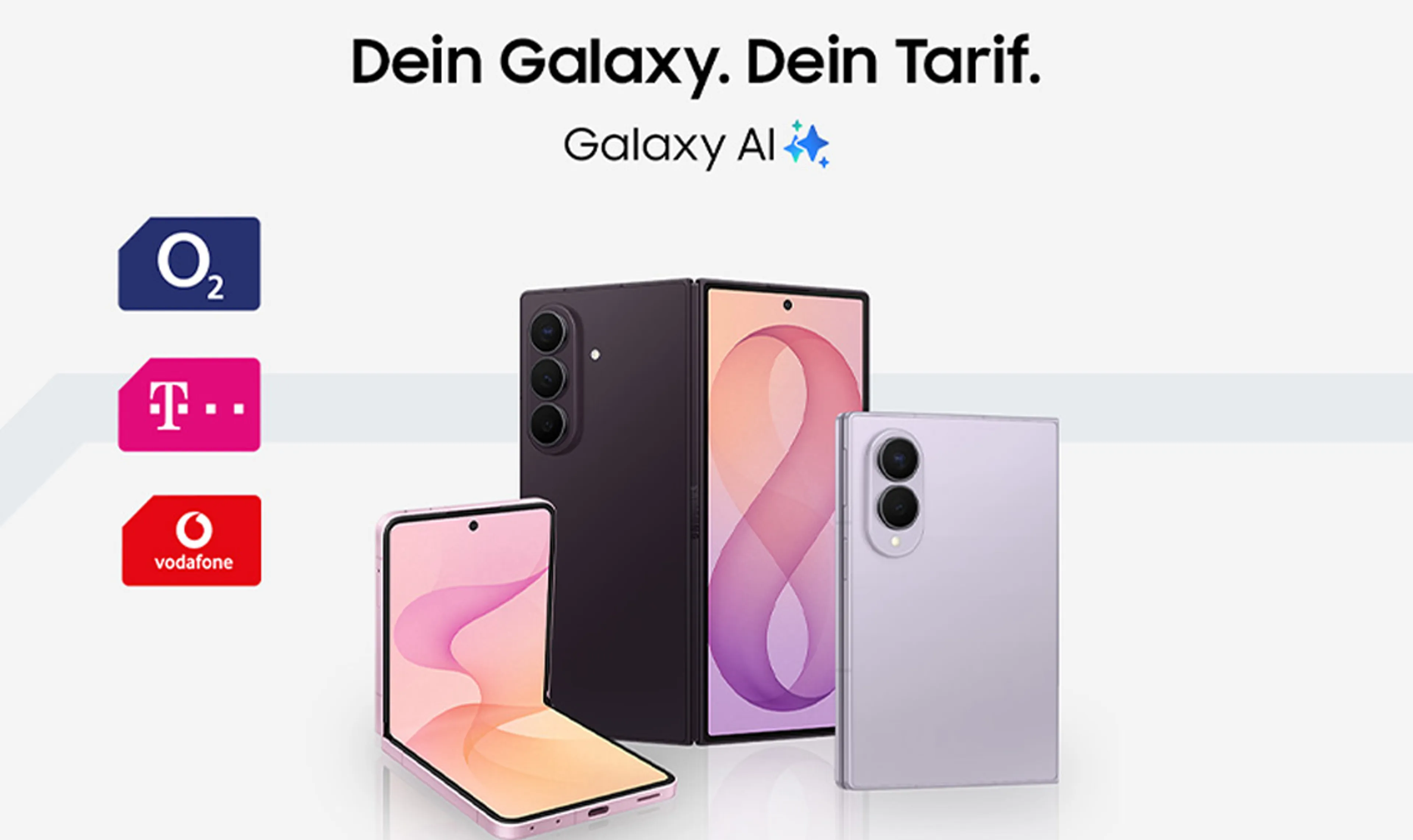 Die neue Galaxy Z-Serie mit Tarif