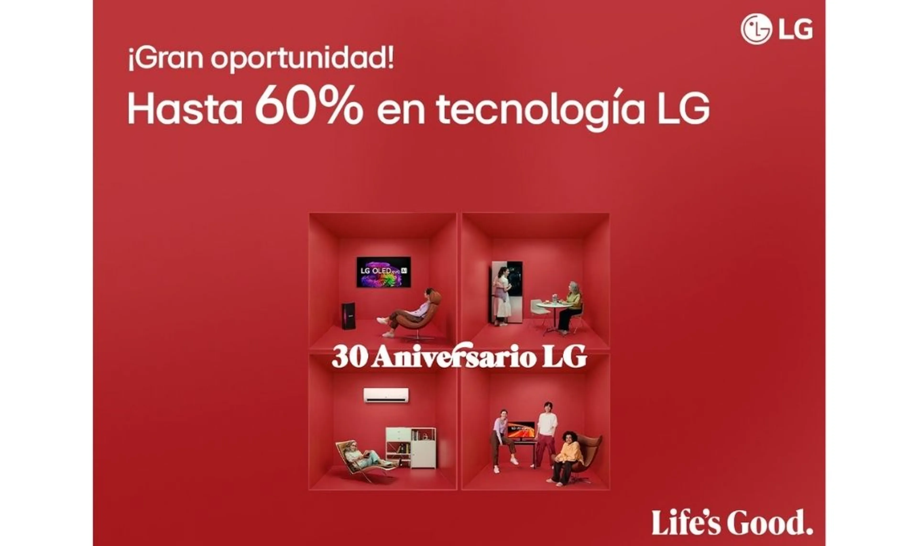 Hasta 60% en TV y Audio