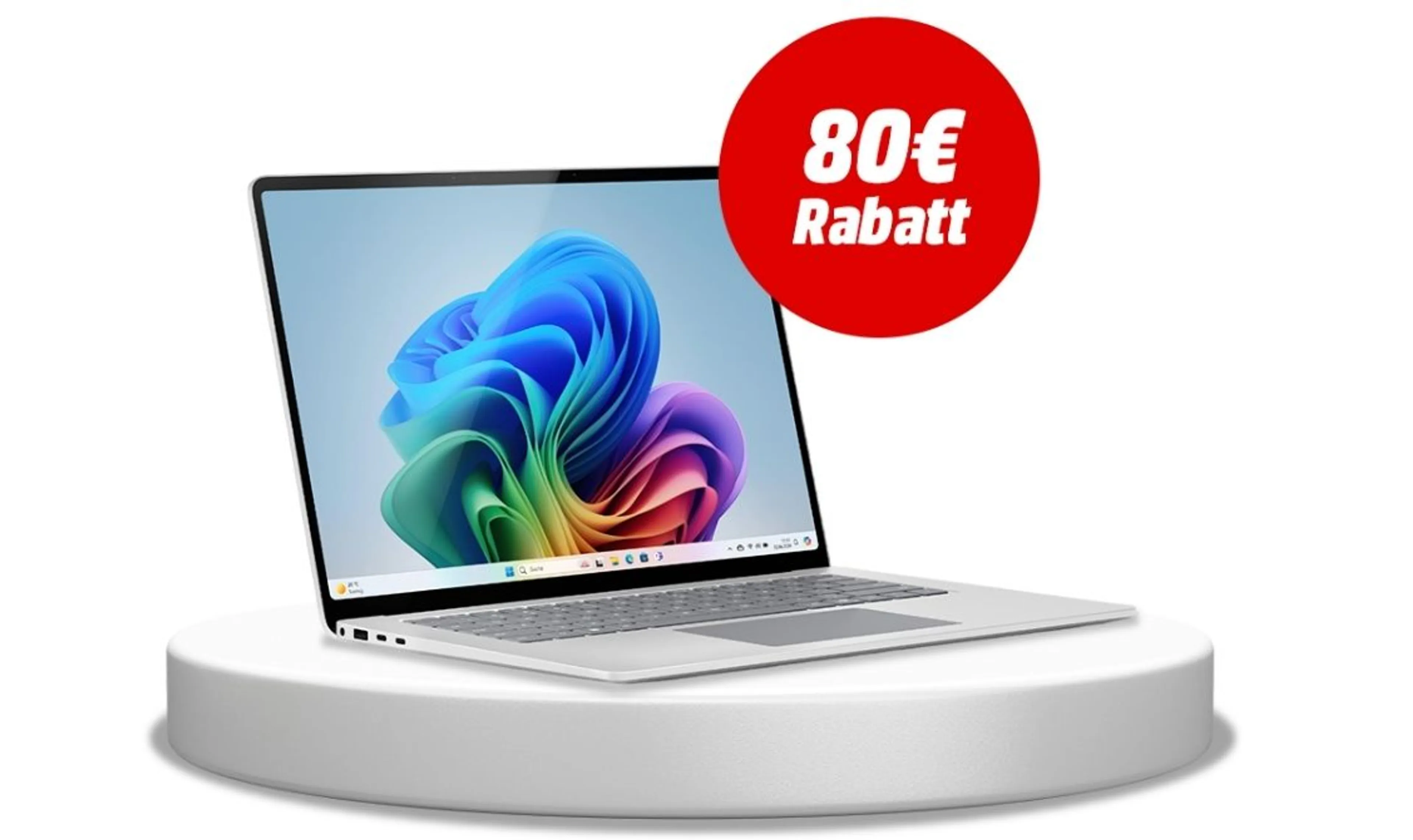 80€ auf teilnehmende Microsoft Surface Notebooks