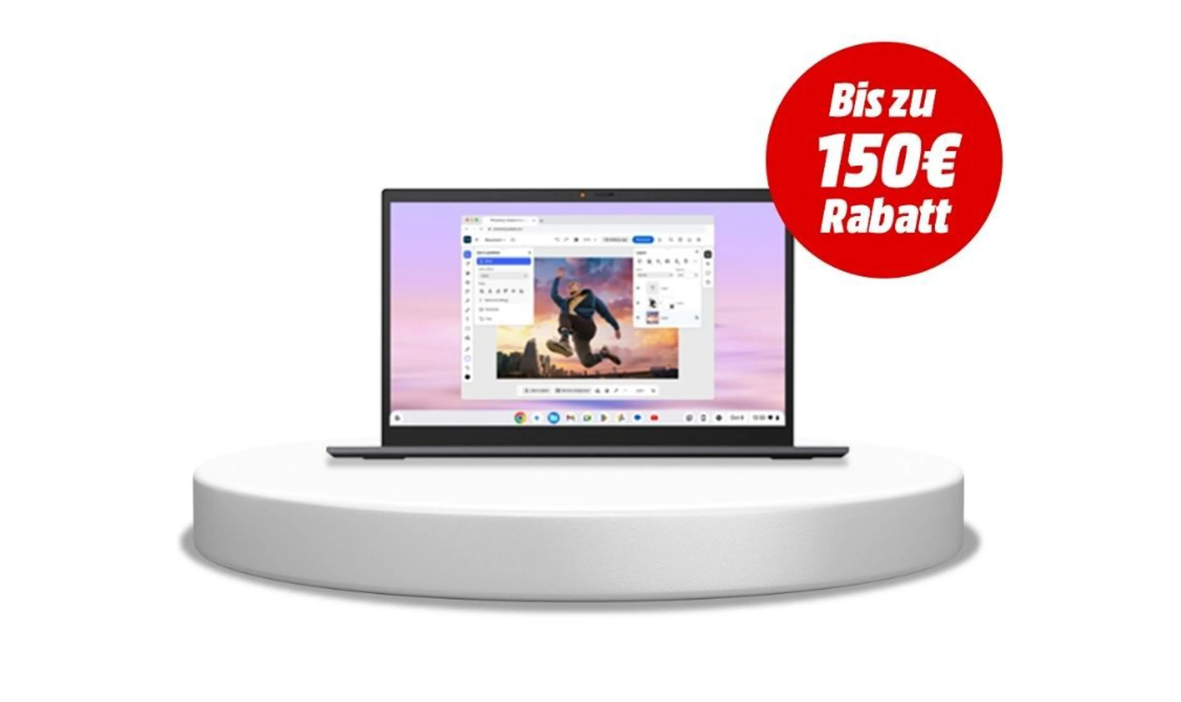 Spare 150€ beim Kauf des Samsung Galaxy Chromebook