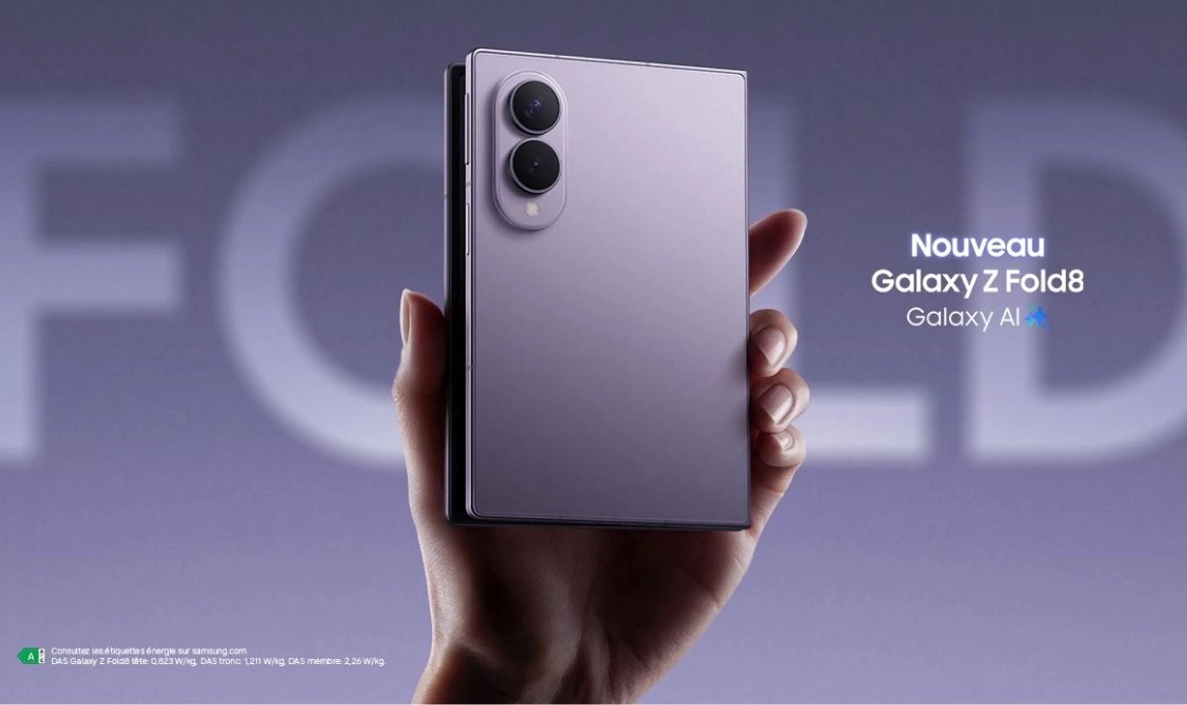 Galaxy Z Fold8 : 20% de remise + Galaxy Buds4 Pro offerts*