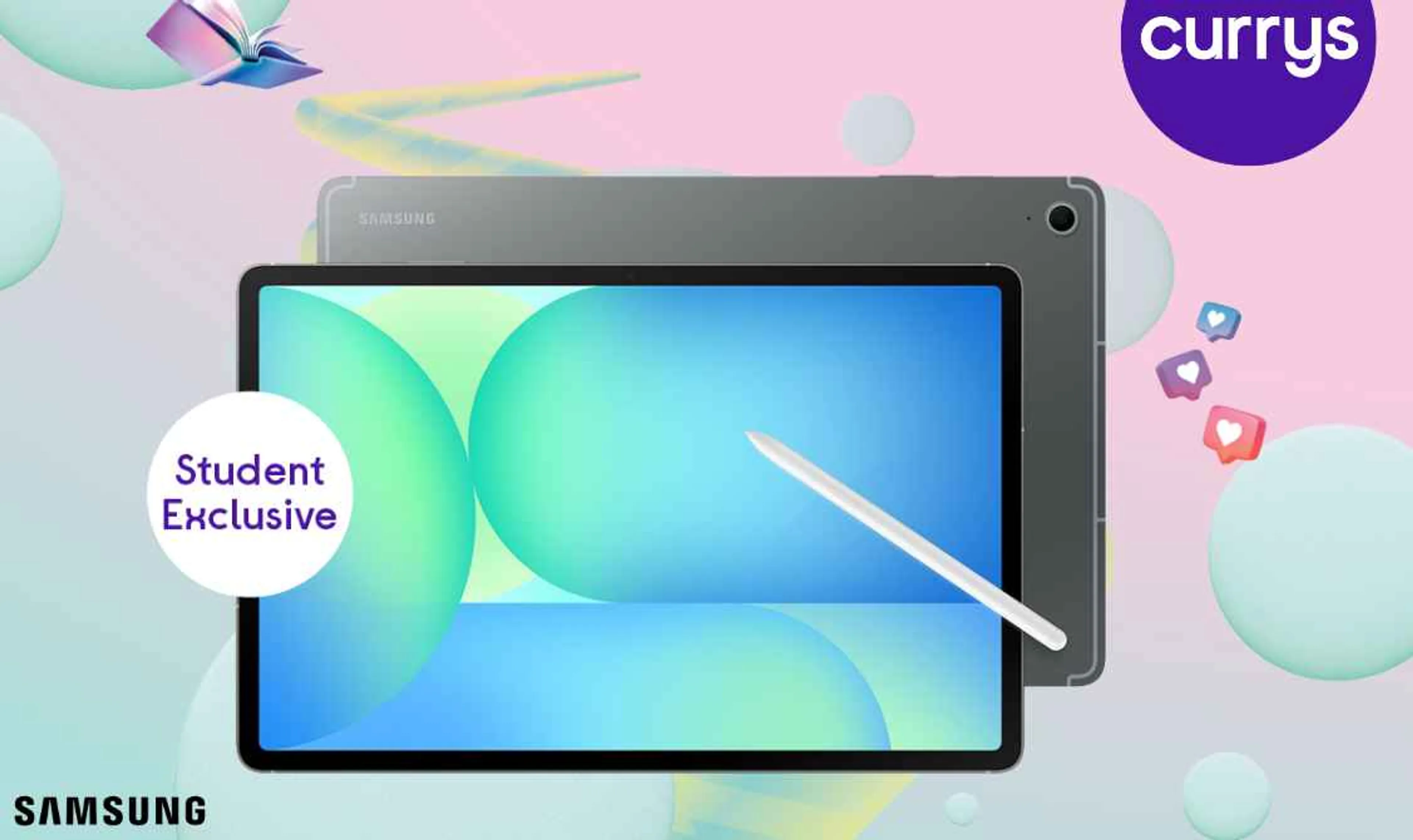 10% Off on selected Samsung Tablets