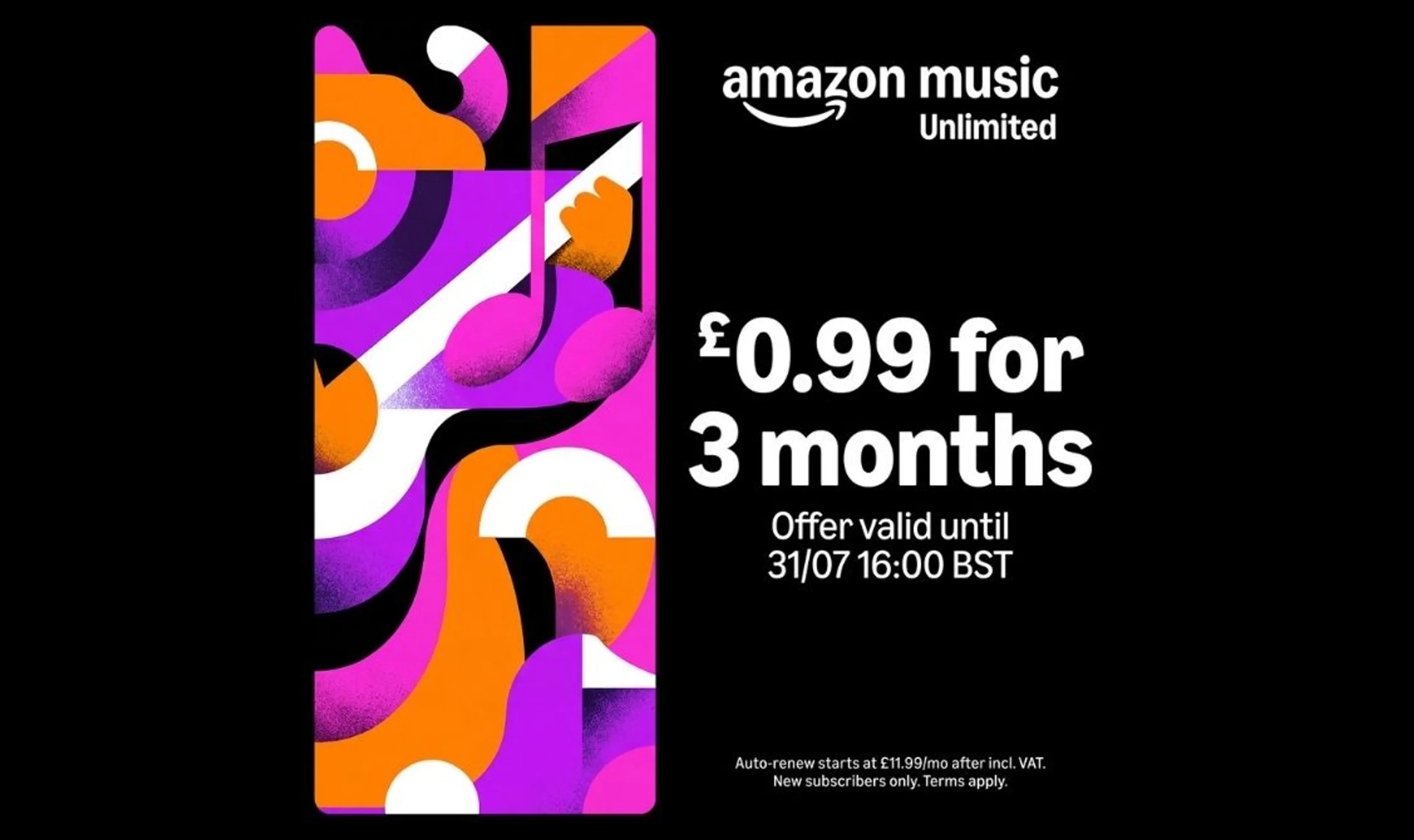 £0.99 for 3 months
