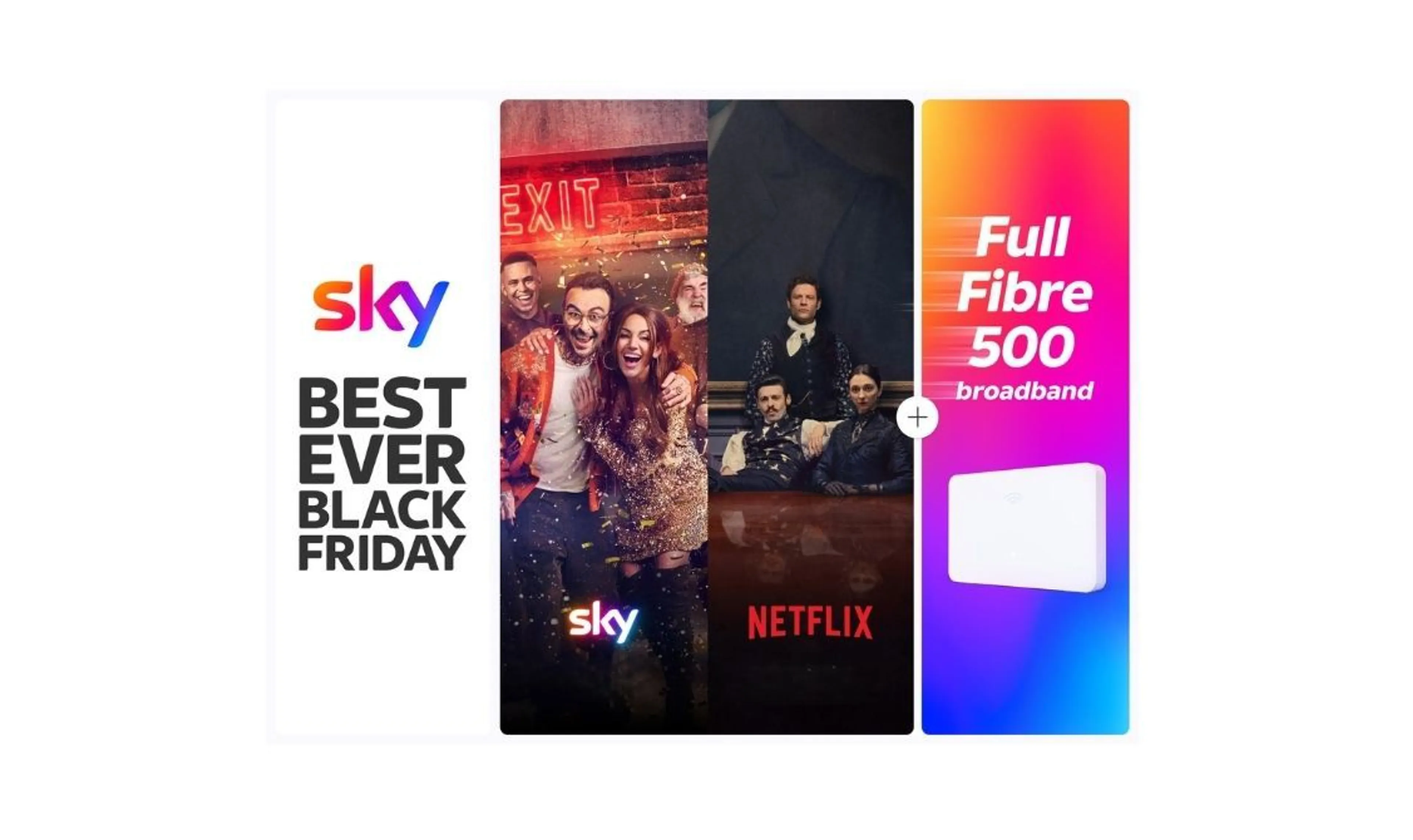 Ultimate TV, Netflix & Full Fibre 500. £39pm with FREE setup