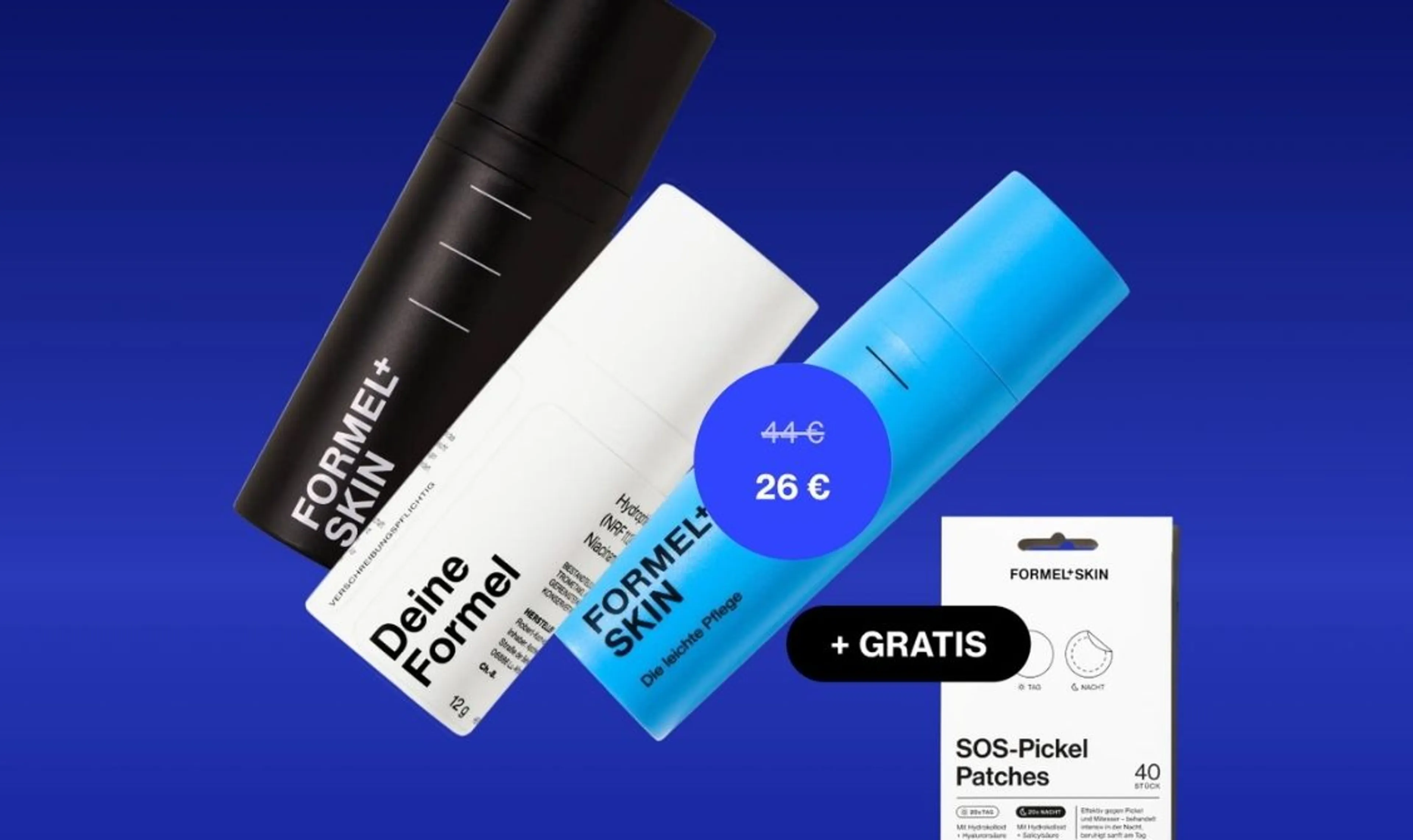 40% OFF + Pickel-Patches GRATIS