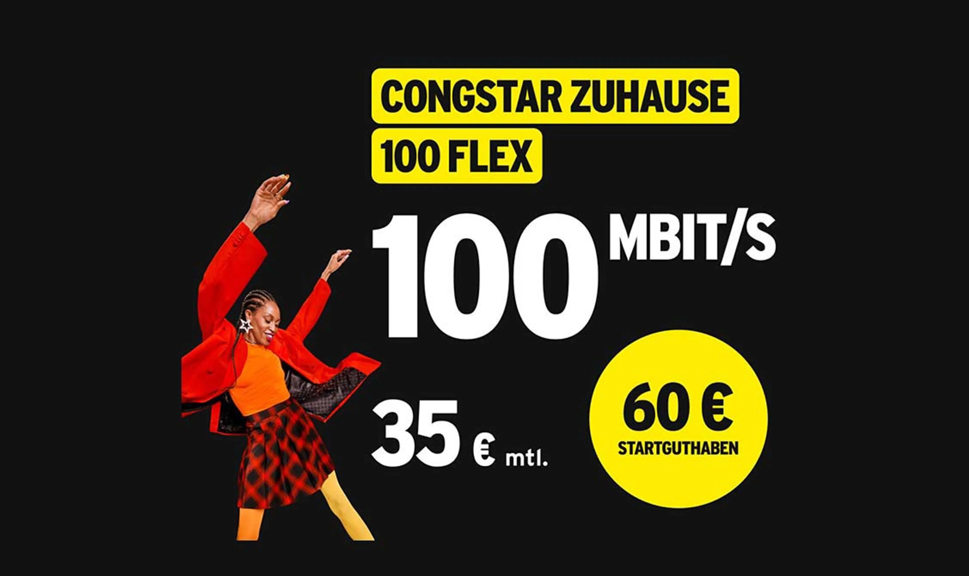 60 € Startbonus + 1,50 €/Monat Rabatt