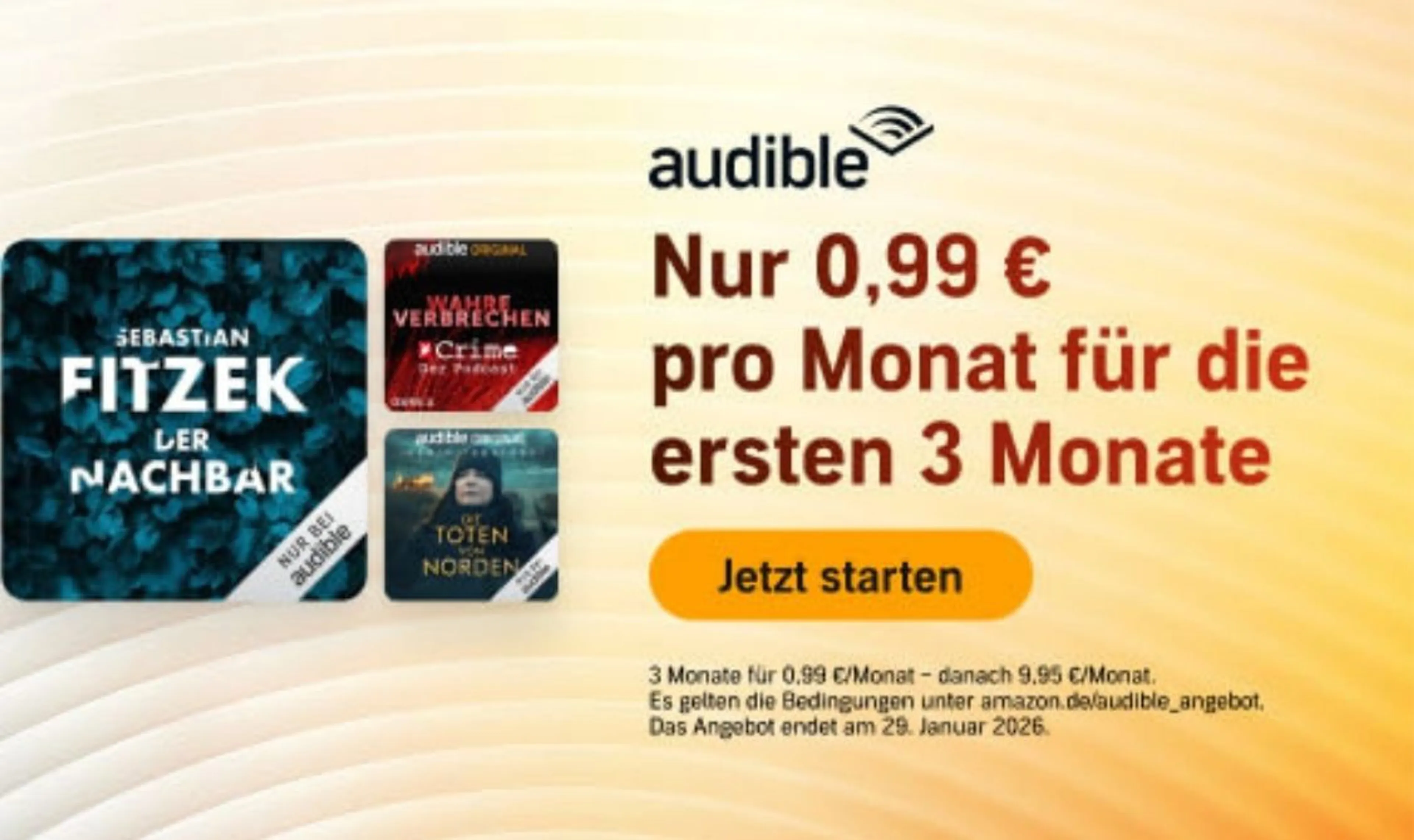 0,99 £/Monat für die ersten 3 Monate