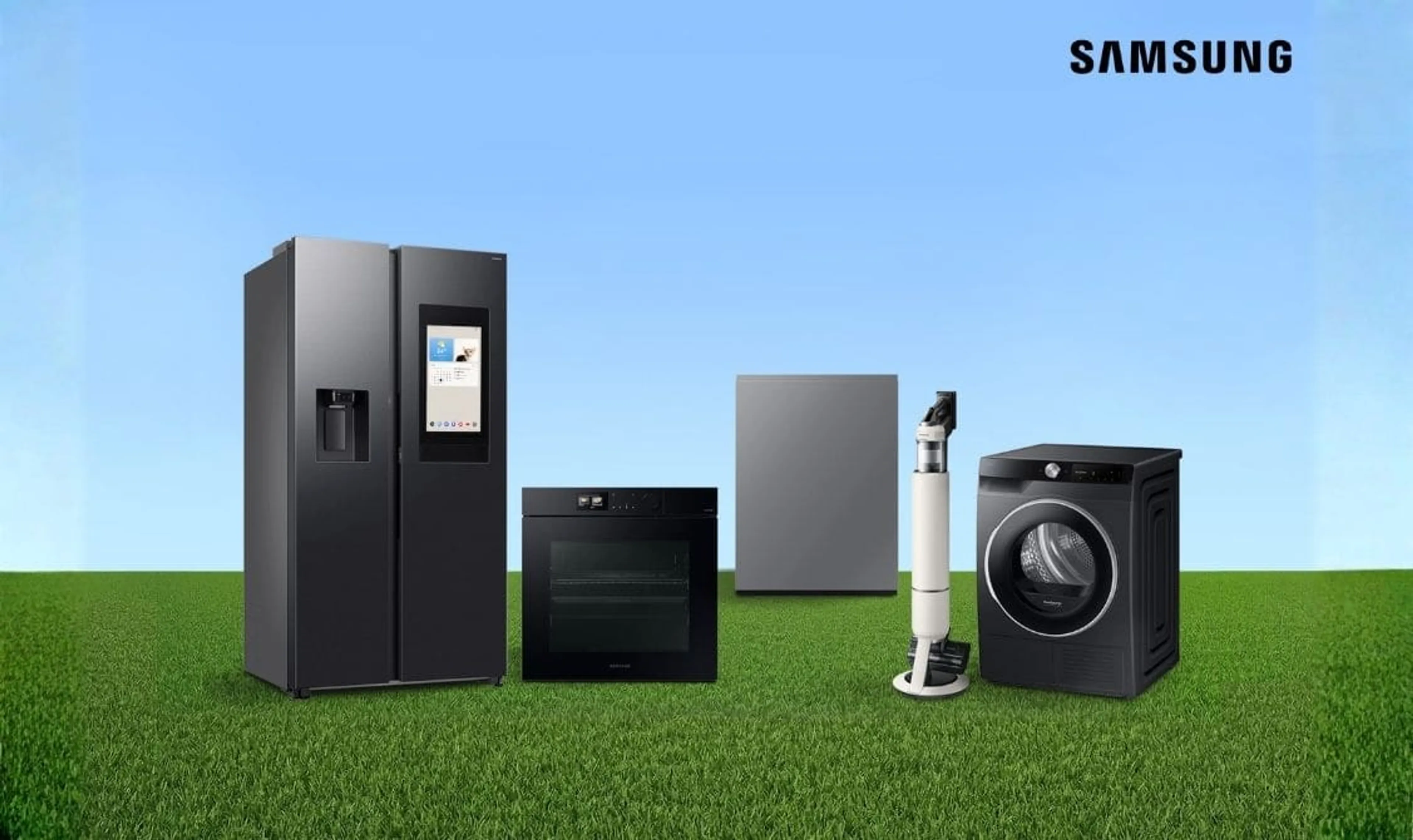 up to £400 Off Samsung Home Appliances + Extra 5% off on £399+ with code