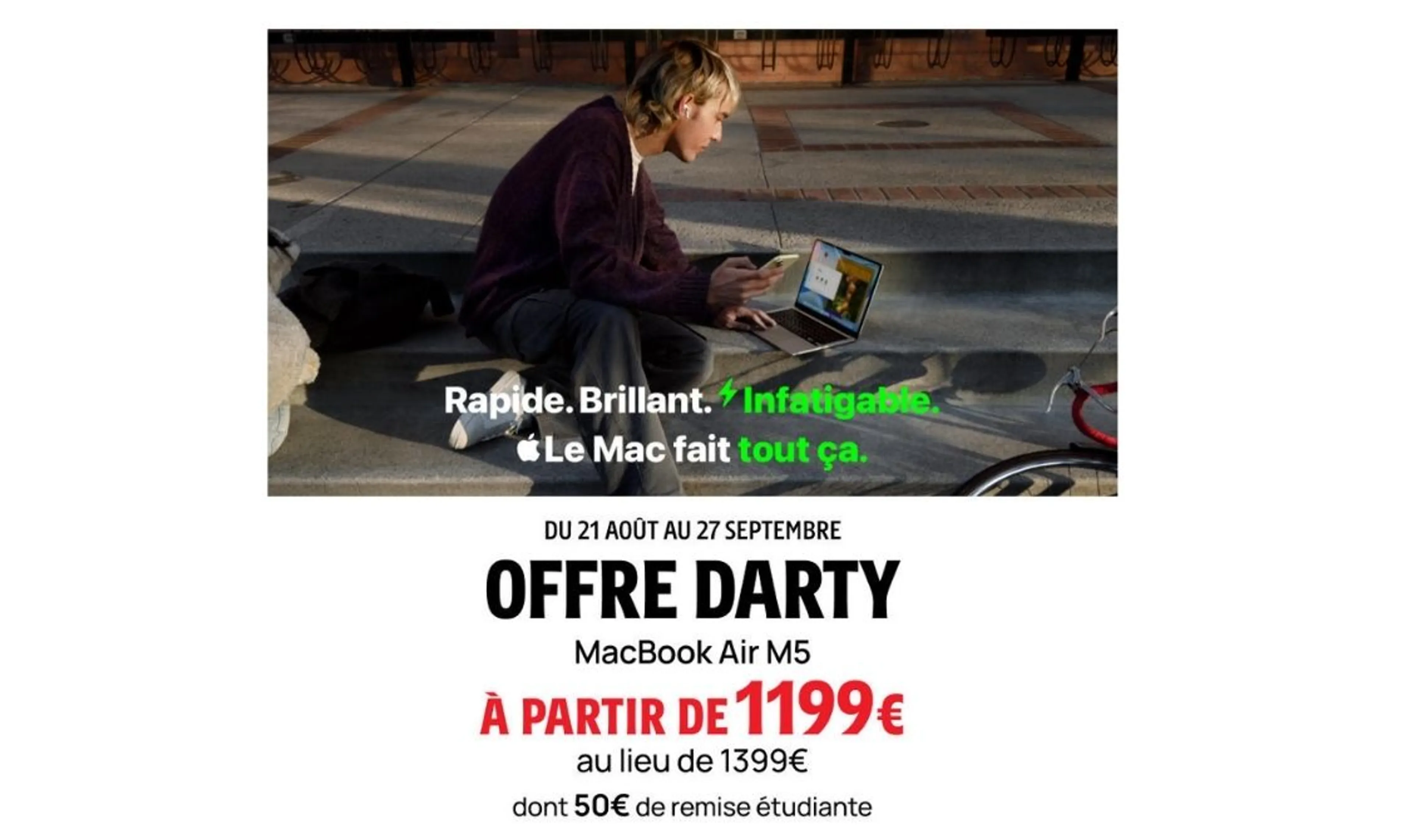 -50€ sur le MacBook Air M5