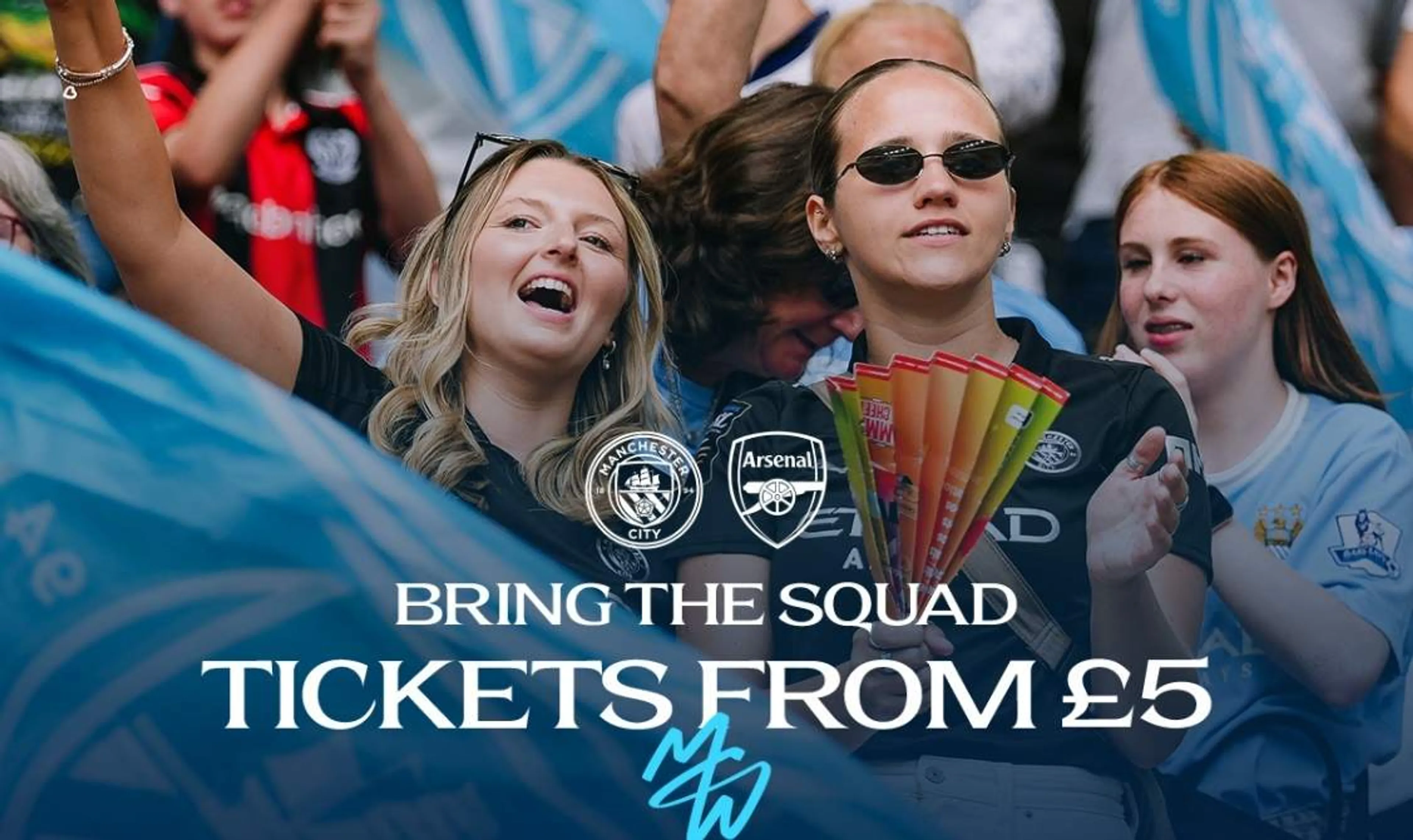 Man City Women v Arsenal WSL £5 Tickets