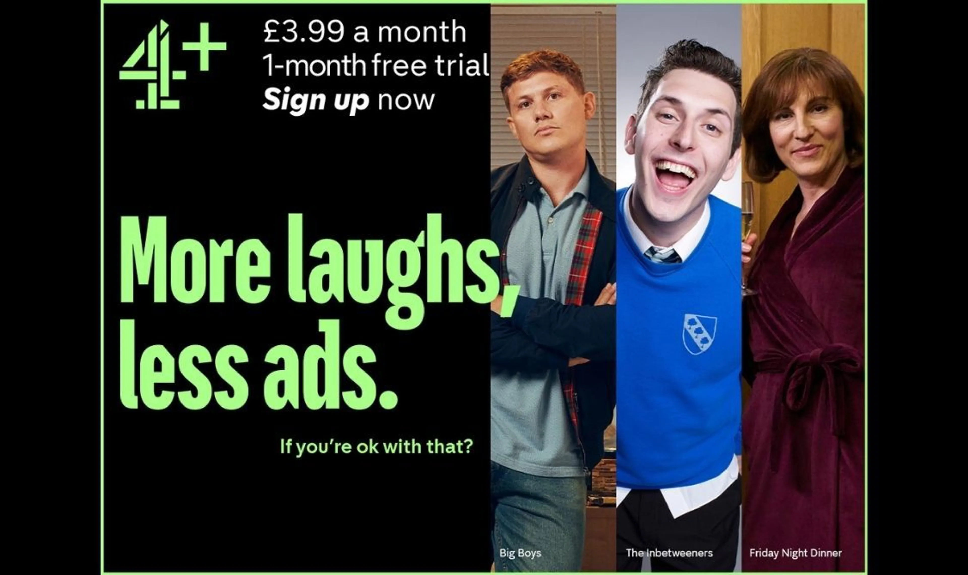 Your Free Month Trial Of Channel 4+