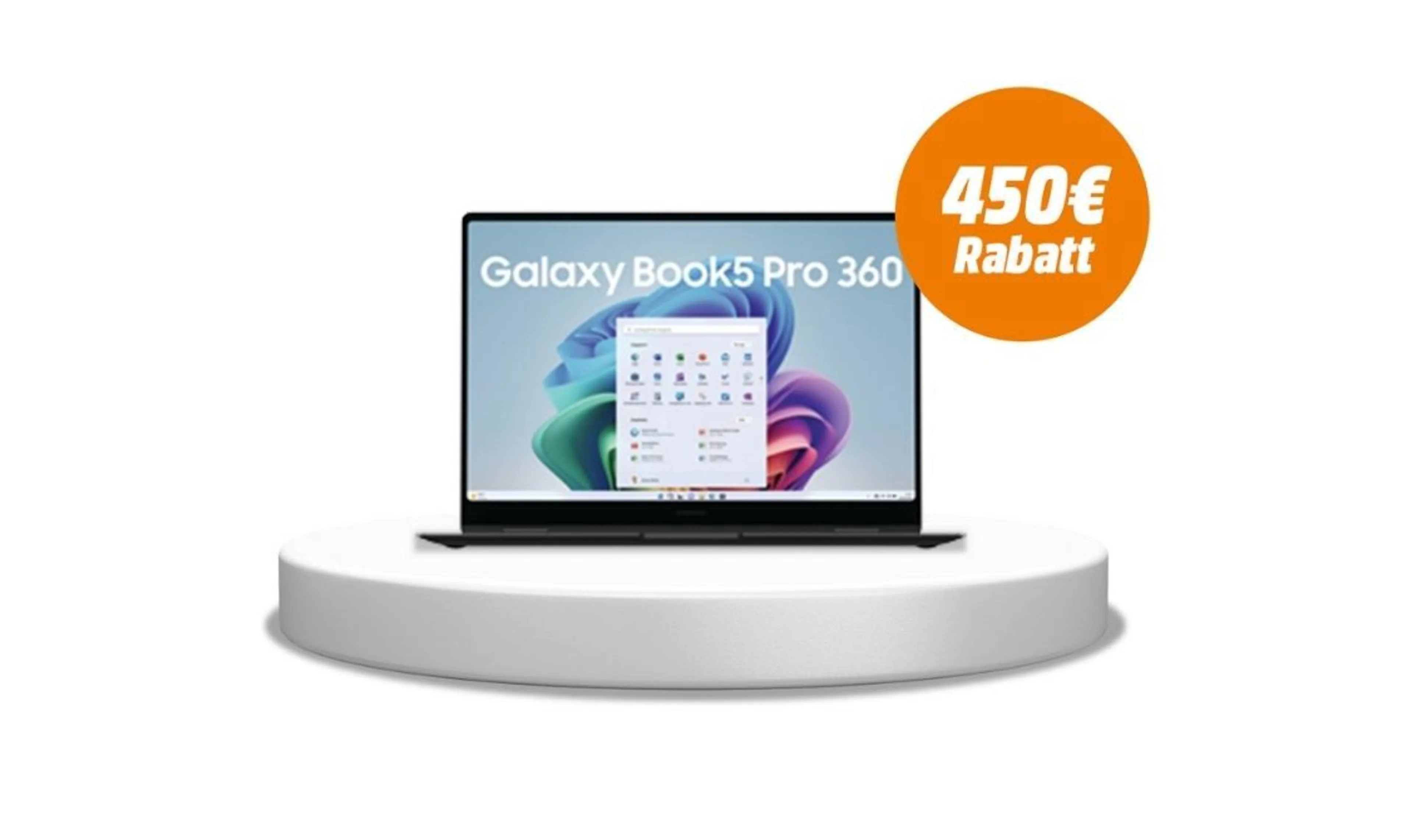 Spare 450€ beim Kauf des Samsung Galaxy Book5 Pro 360