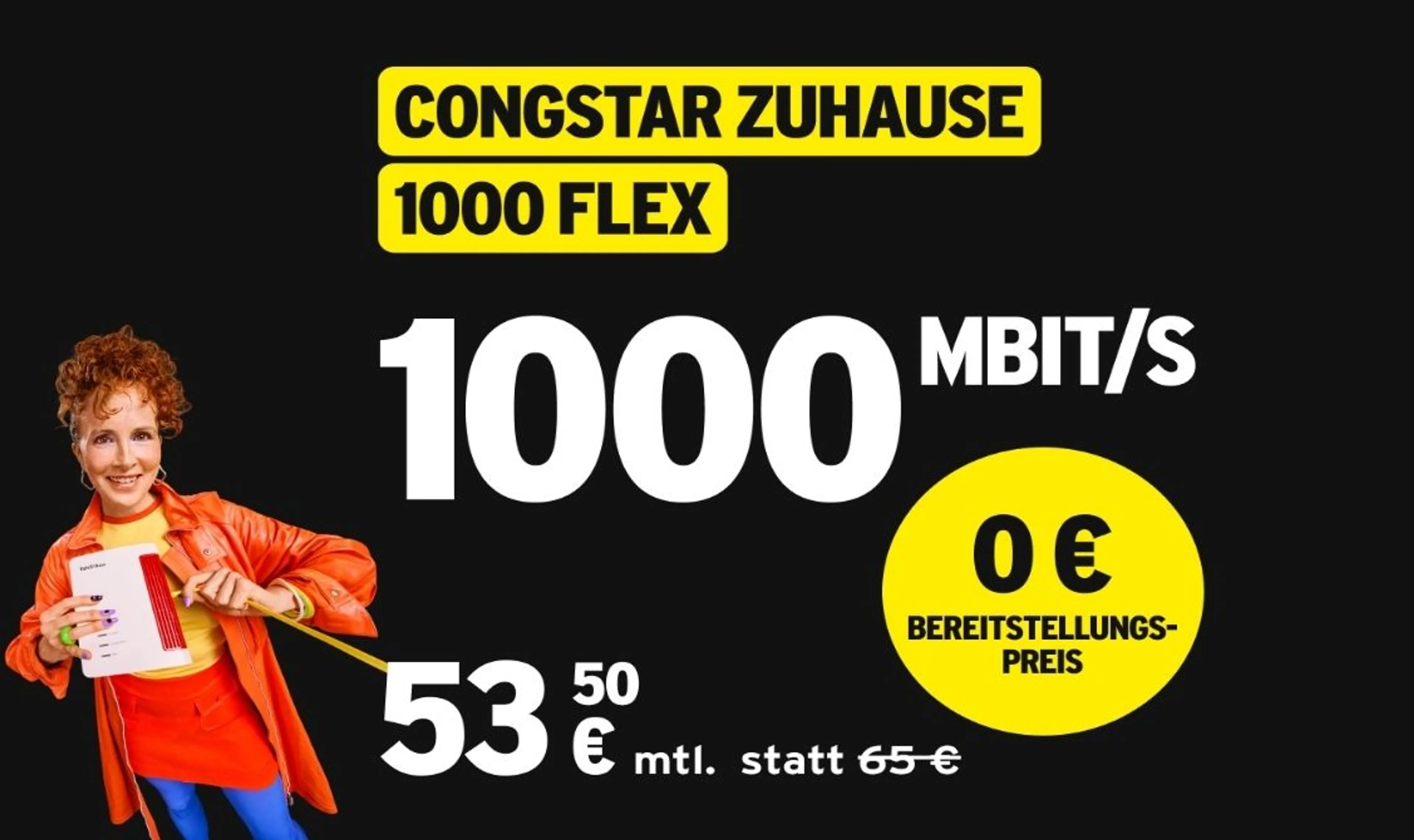 congstar Zuhause 1000 Flex Glasfaser