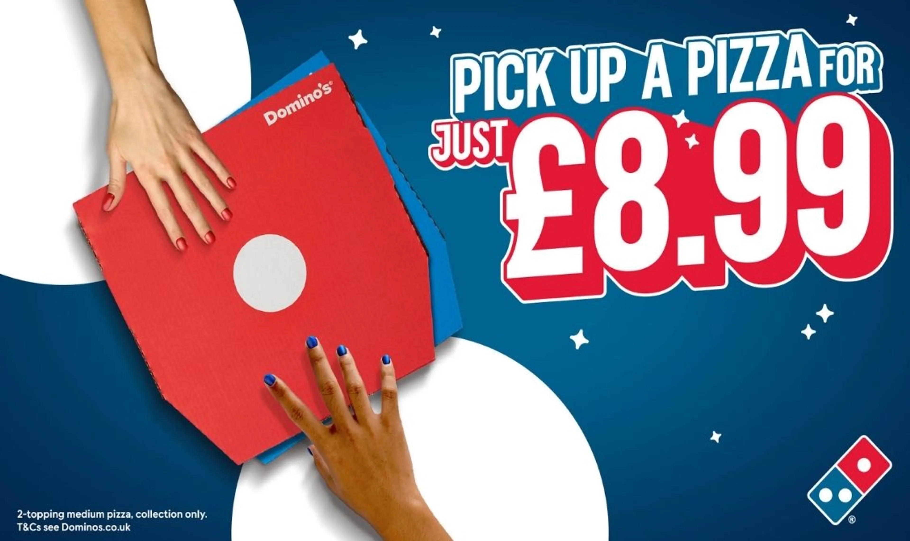 Get a Medium Pizza to collect from £8.99!