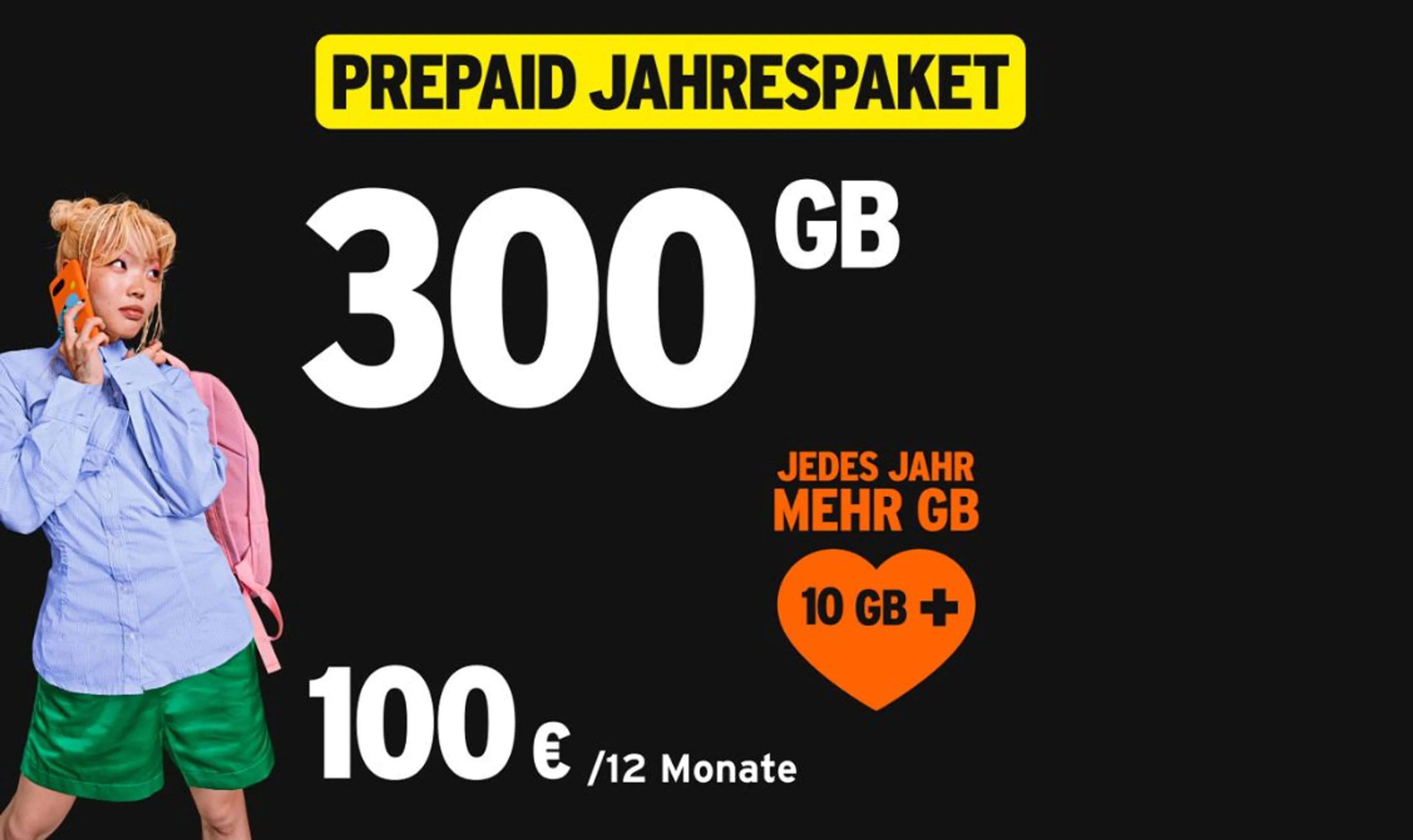 10€ Rabatt auf das Prepaid Jahrespaket!